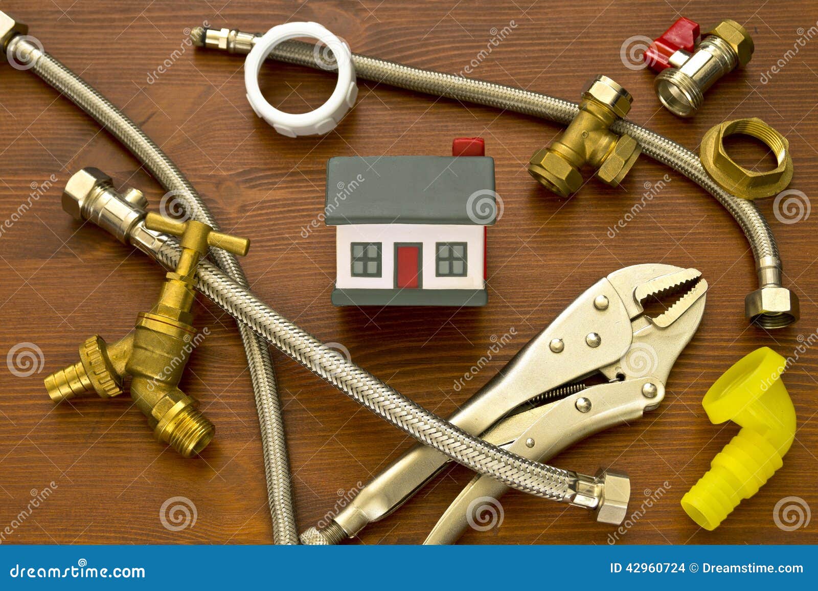 House, Plumbing Parts & Tools Stock Photo Image of built, plumber