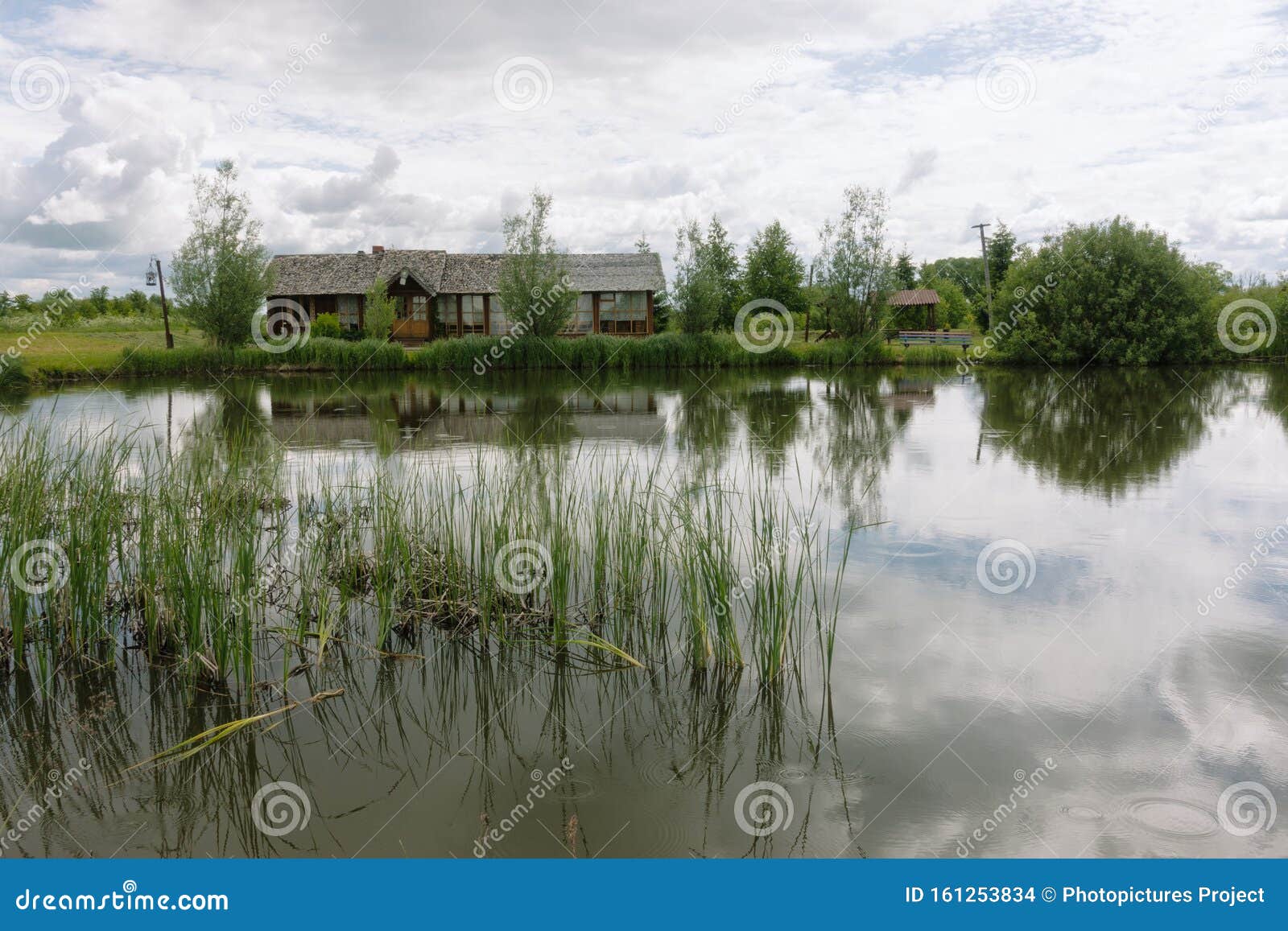 the house by the pond. lake nero. rostov the great