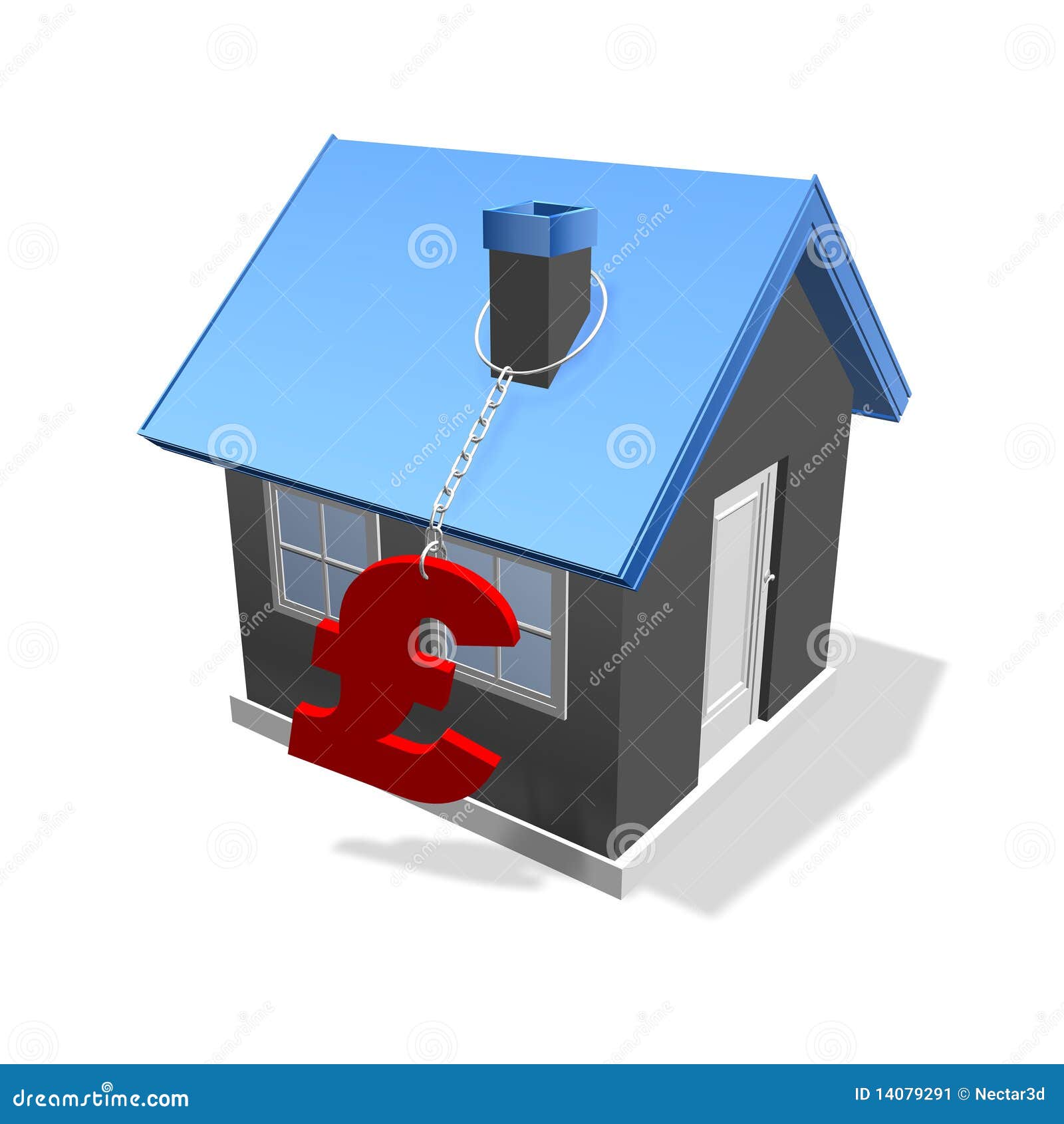 House pound stock image. Image of mortgage, housing, purchase 14079291