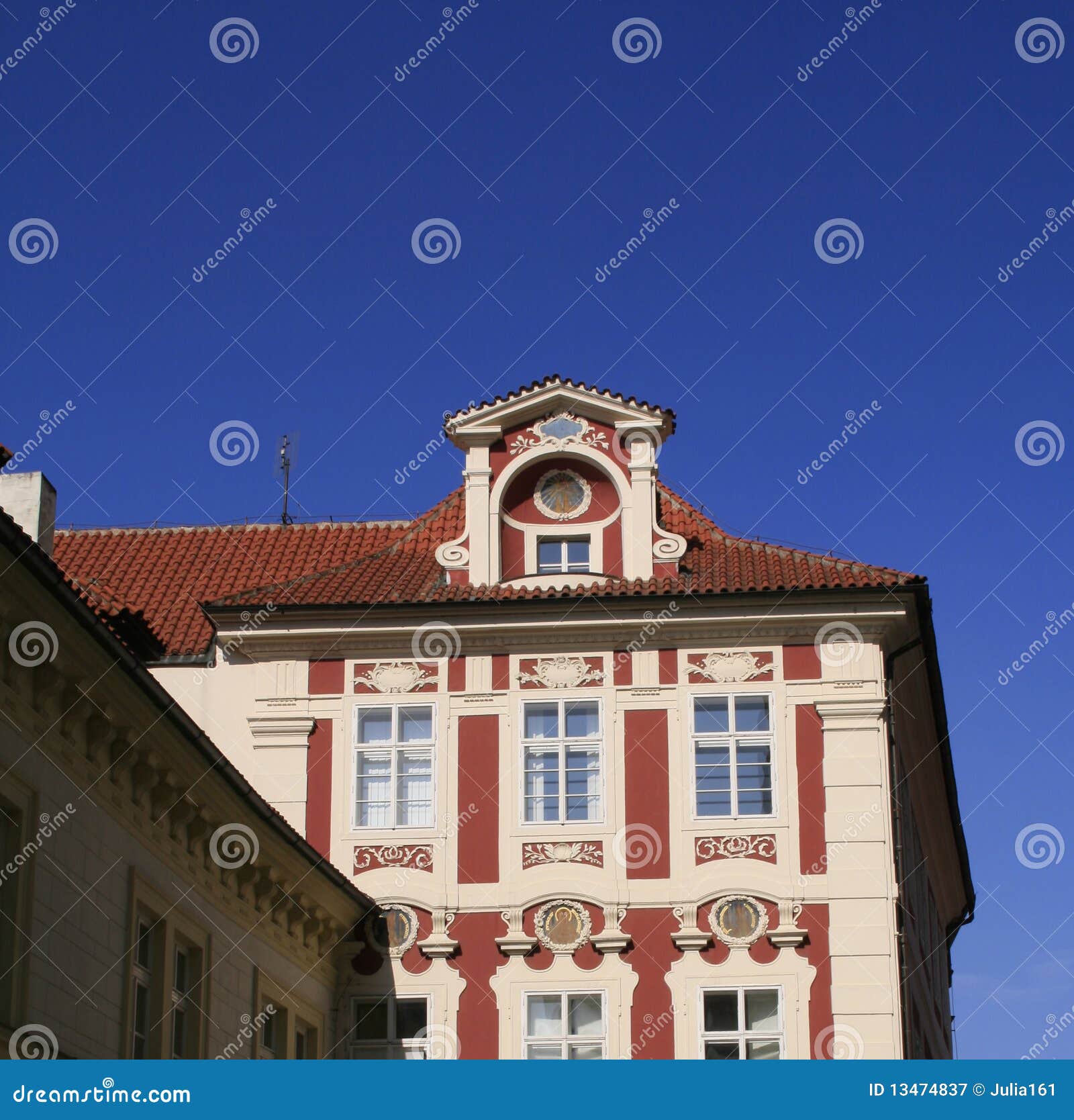 House in Prague stock image. Image of detail, europe 13474837