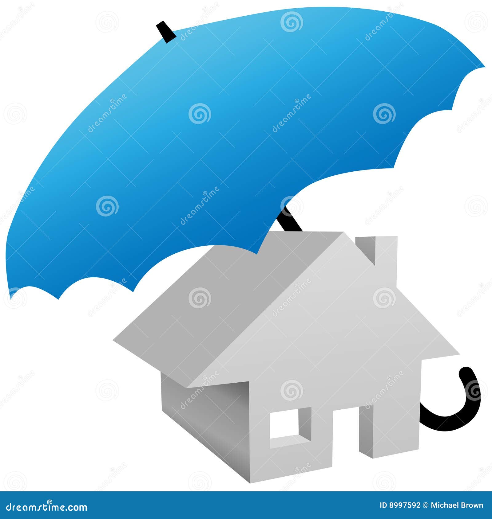house protected by safety home insurance umbrella