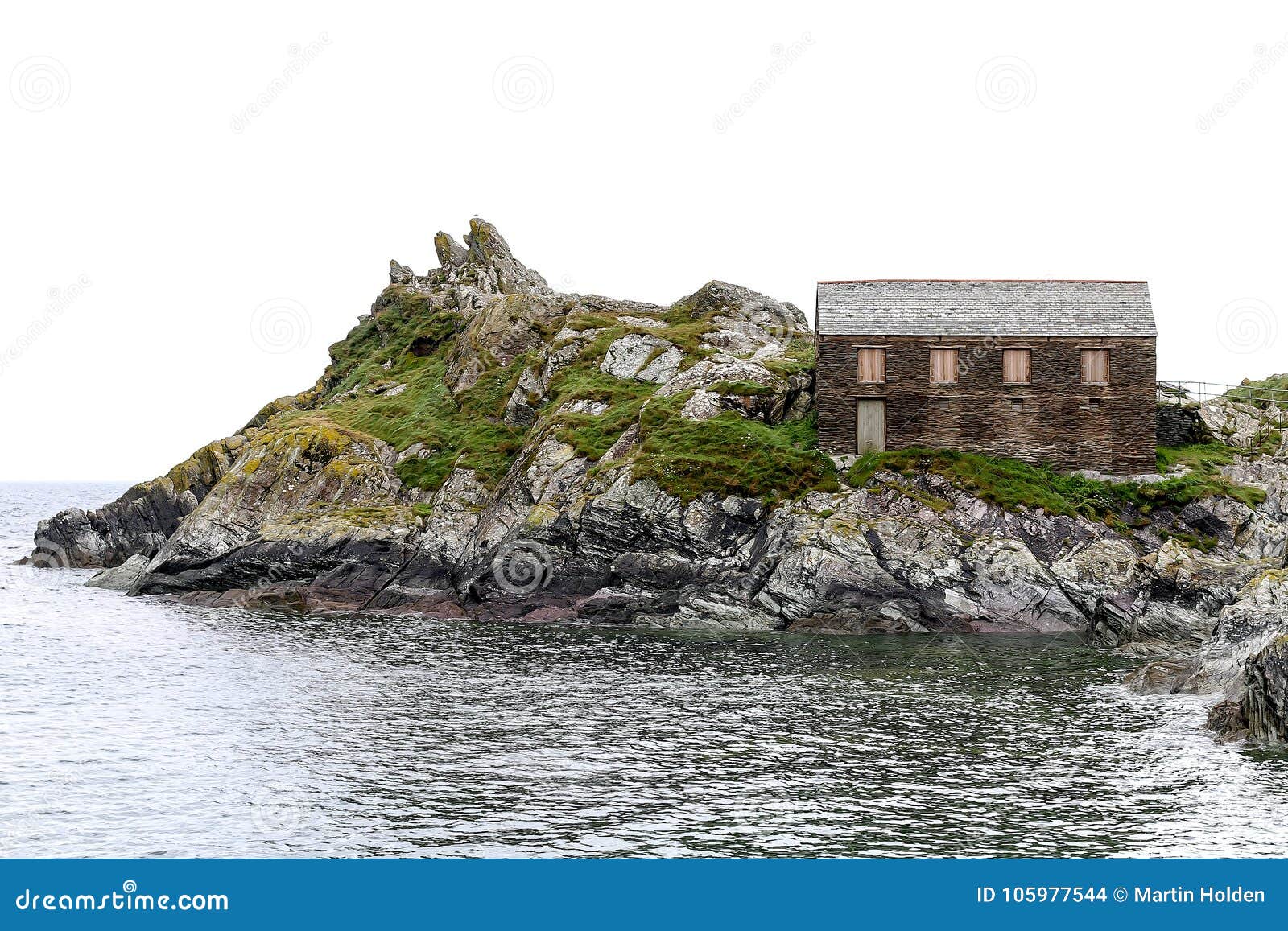 House on Rocks on the Cornish Coast Stock Photo Image of ocean, pebbles 105977544