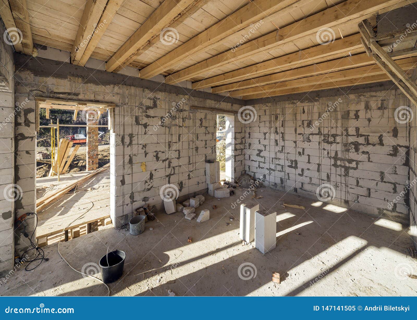 House Room Interior Under Construction And Renovation