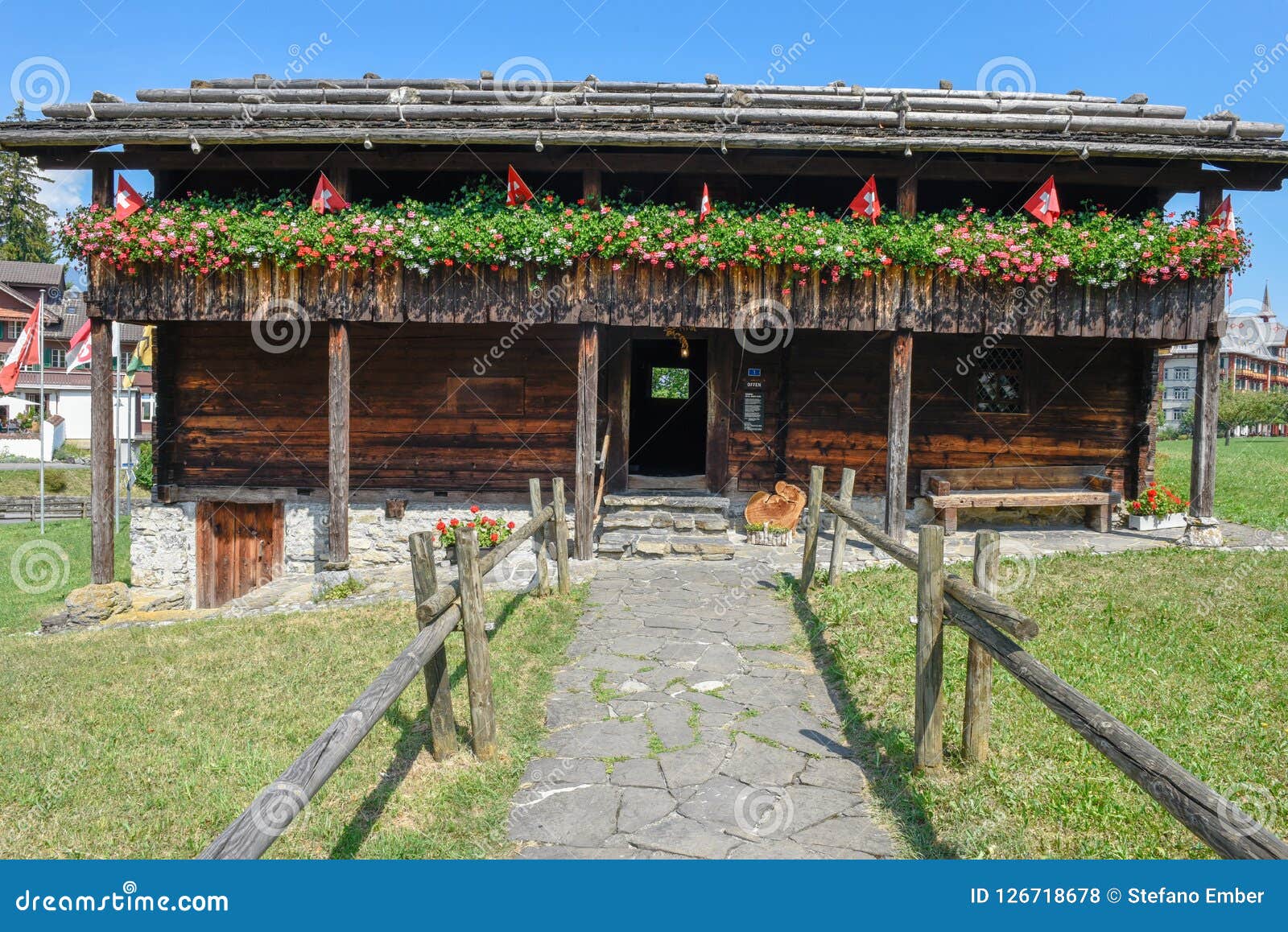 house of saint hermit niklaus von flÃÂ¼e at flÃÂ¼eli-ranft on switzerland