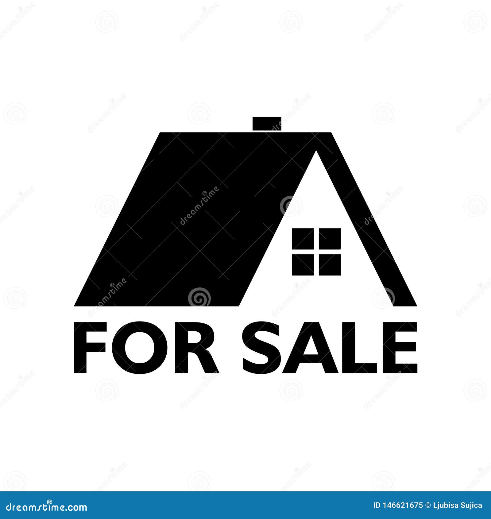 house for sale icon or sign
