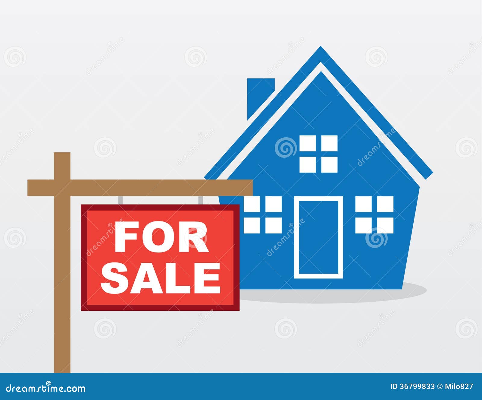House Sale Sign stock vector. Illustration of lines, estate 36799833