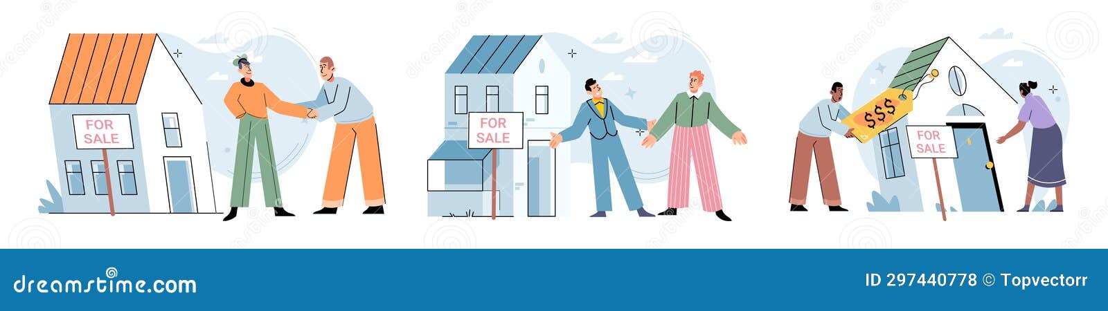 house for sale. the buying house concept appealed to those seeking stability and investment
