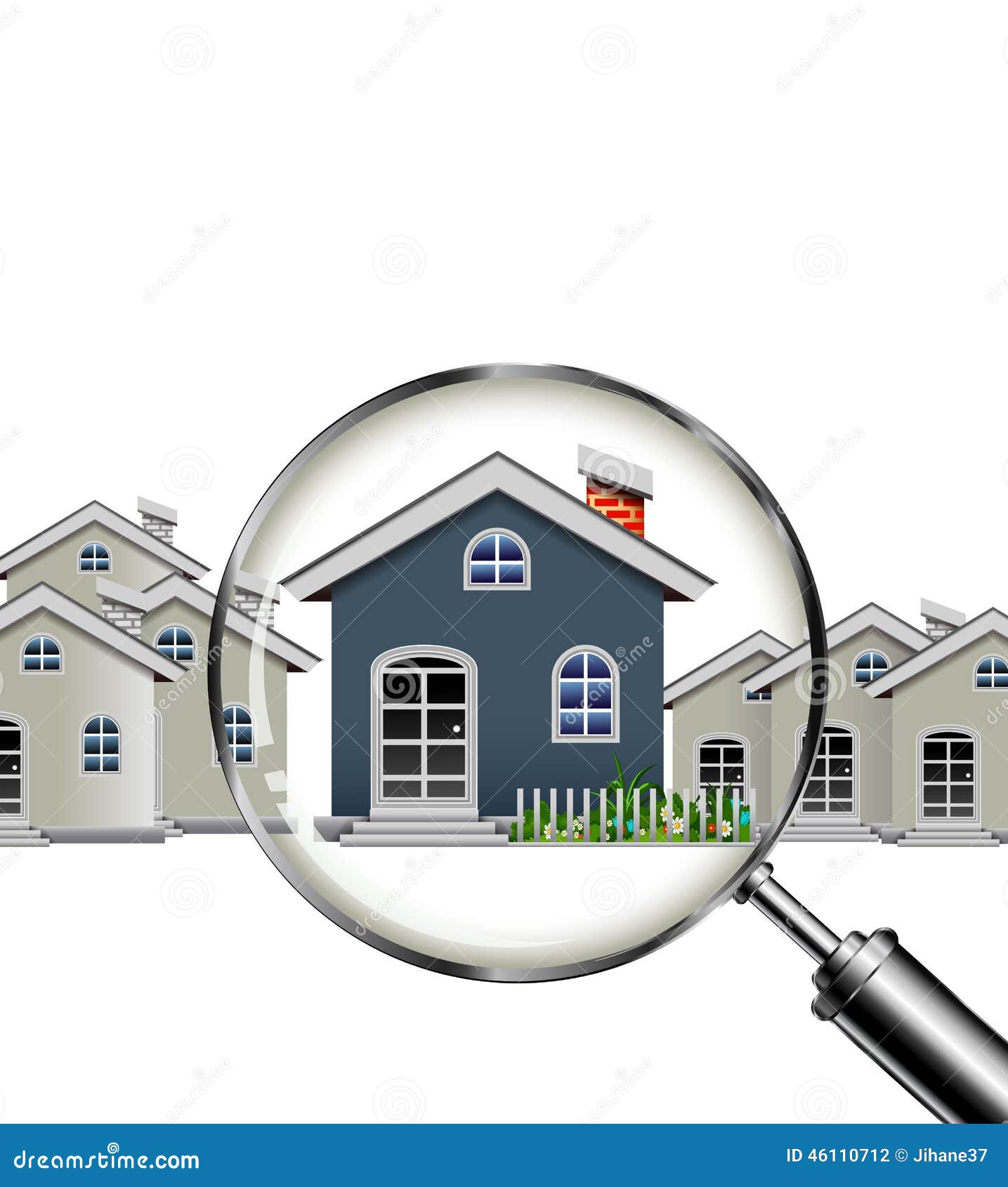 House Search for You Design Stock Illustration Illustration of search