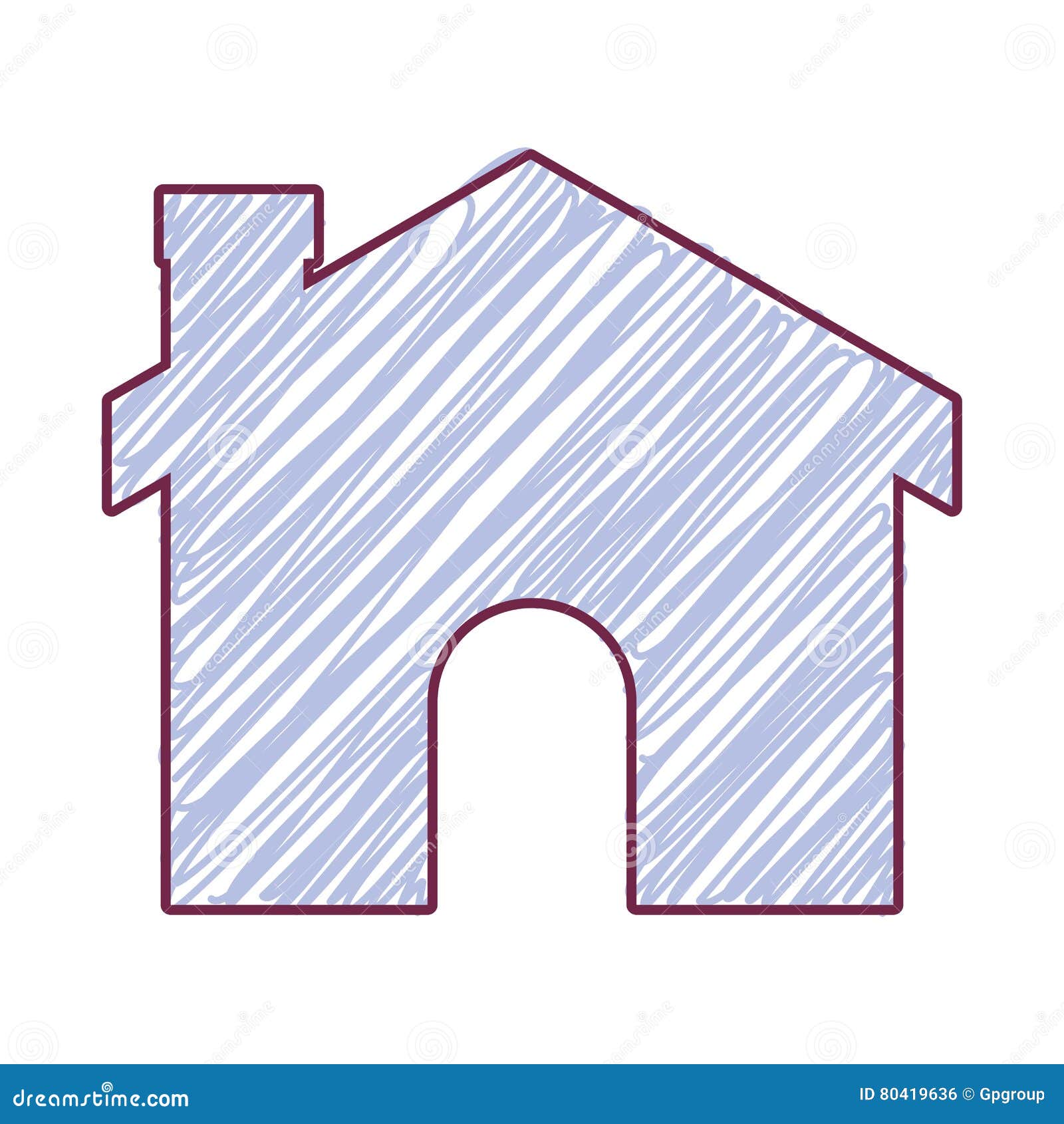 House shape icon stock vector. Illustration of graphic 80419636