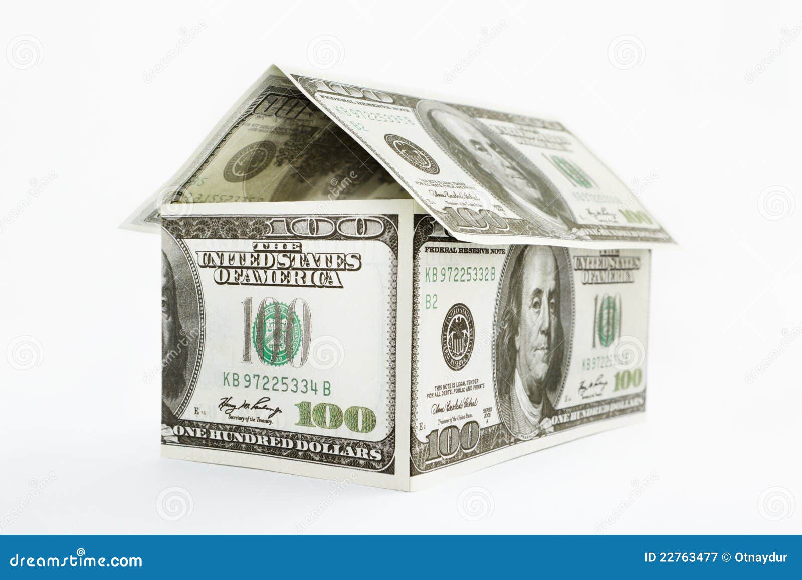 House shaped dollars stock image. Image of mortgage, dollar 22763477