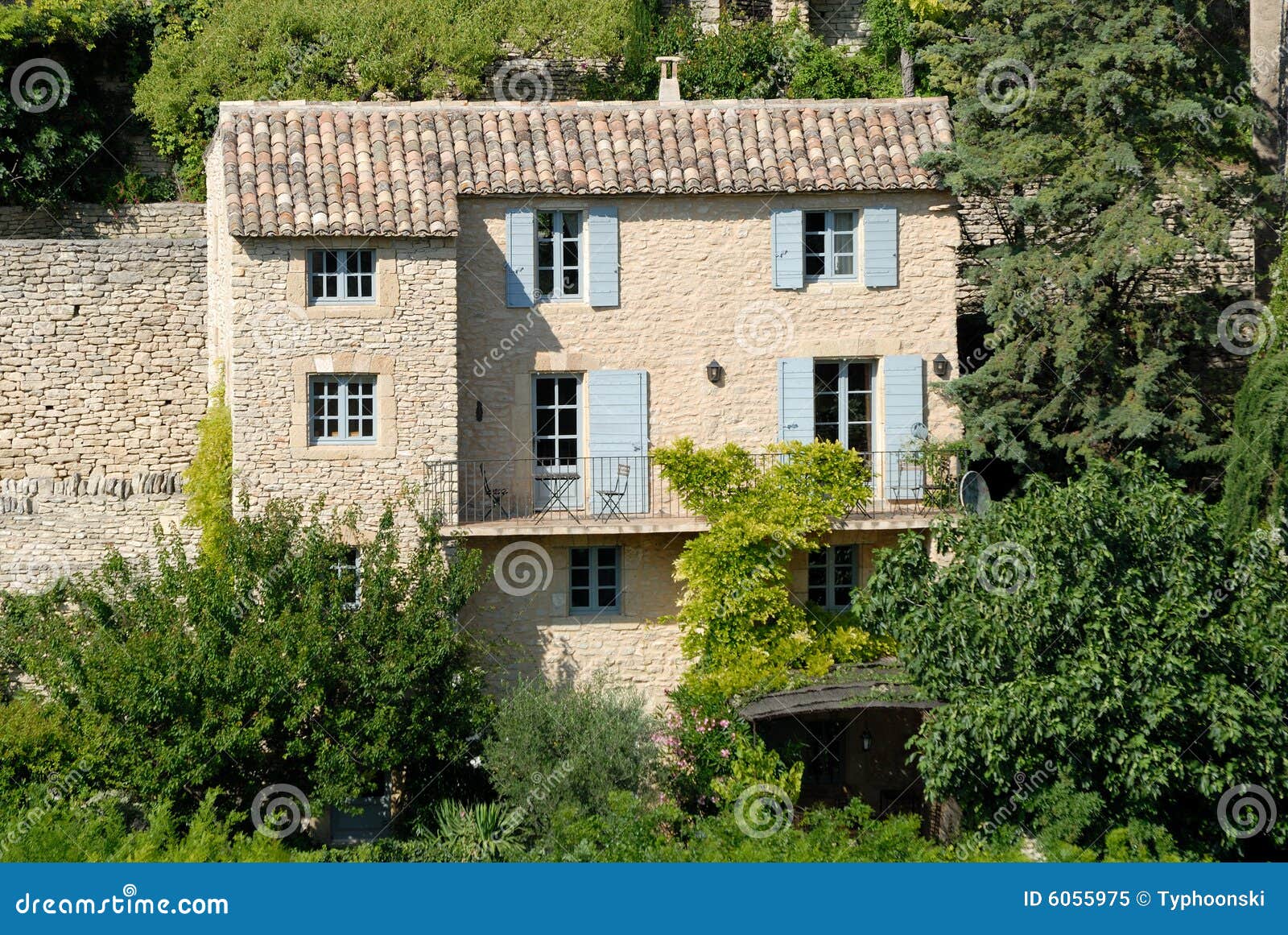House in southern France stock image. Image of france 6055975