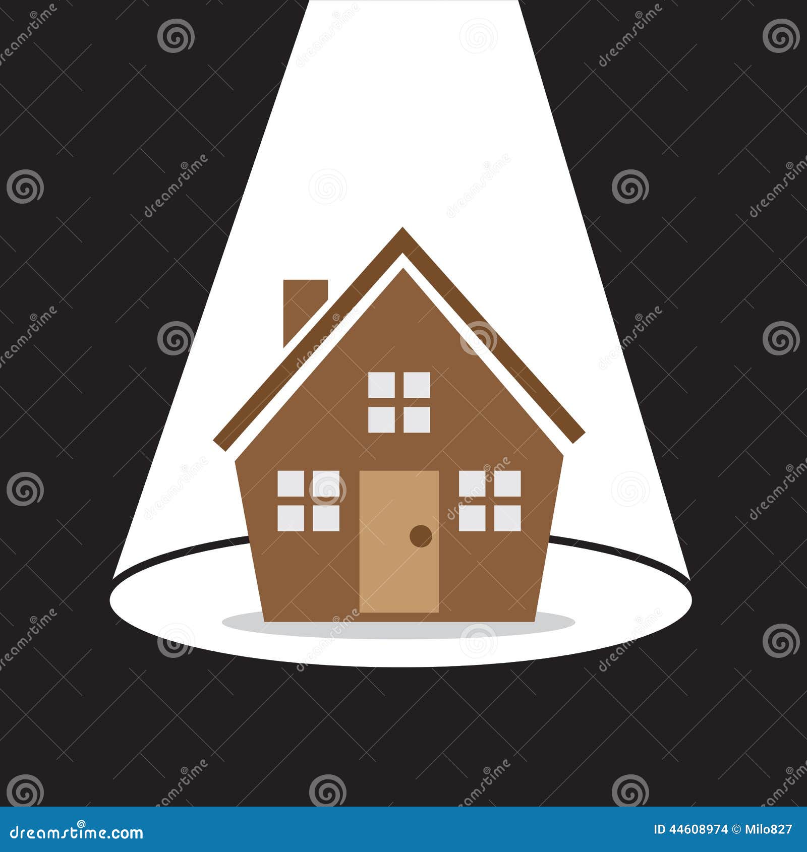 House Spotlight stock vector. Illustration of sale, broker 44608974