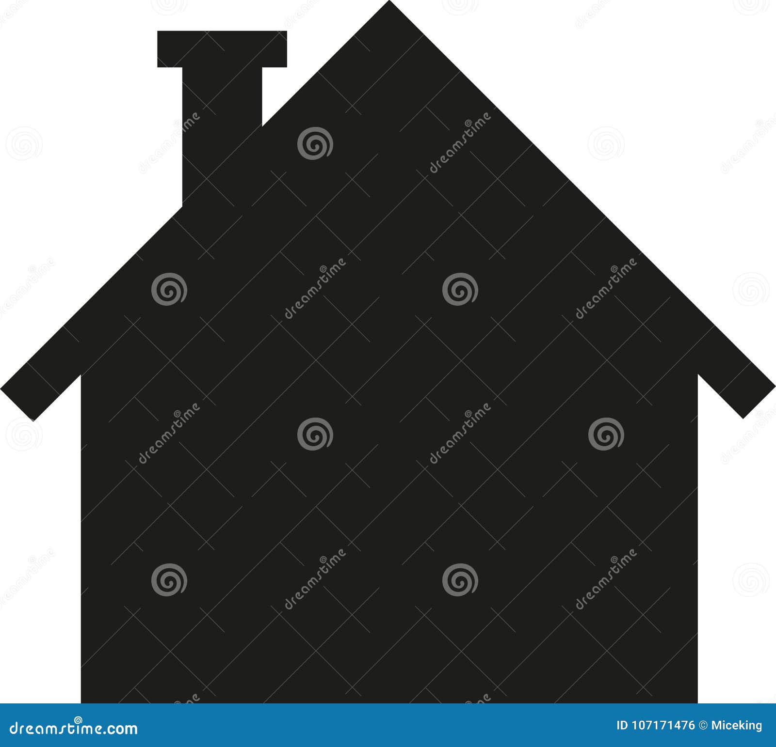 House symbol vector stock vector. Illustration of home - 107171476