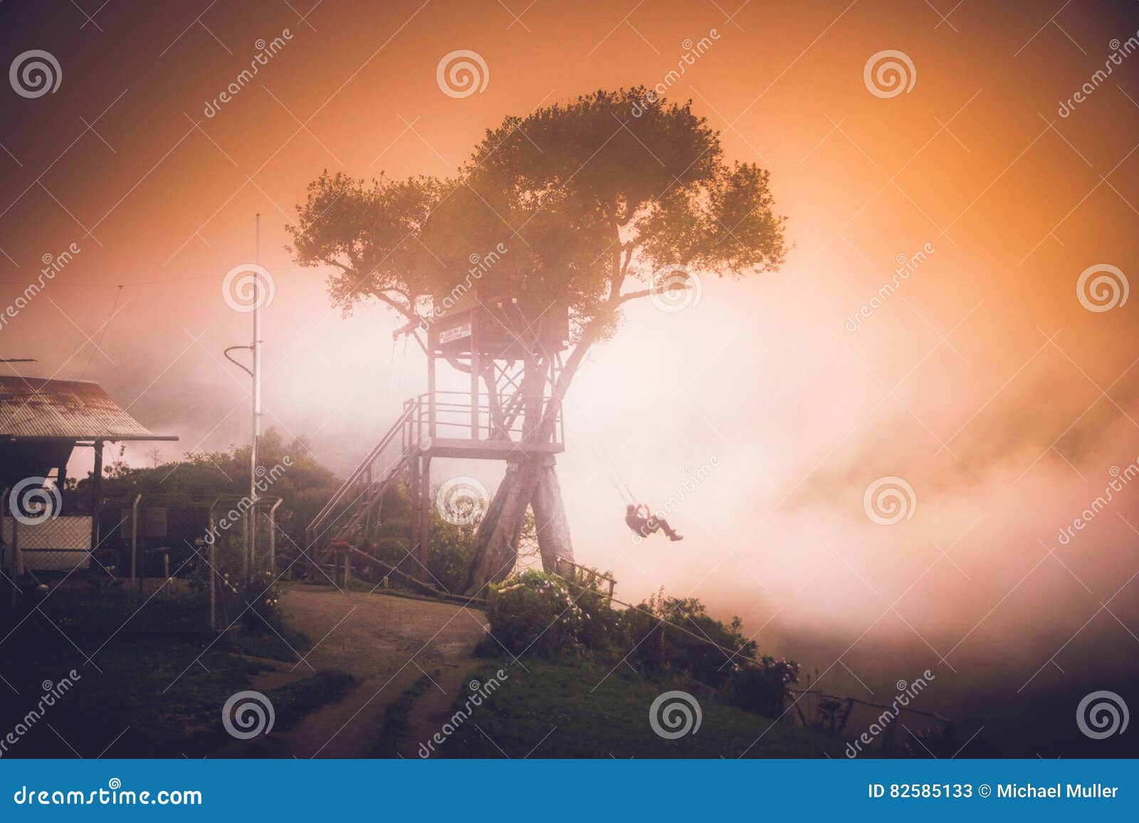 the house in the tree in baÃÂ±os, ecuador