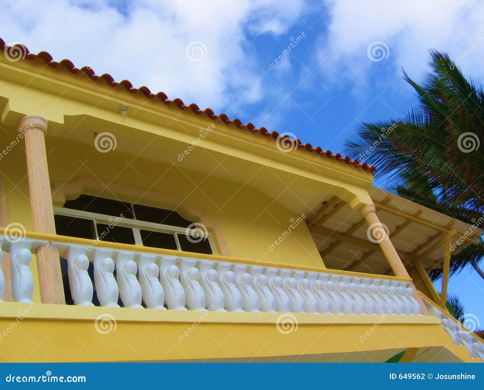 house - tropical and yellow