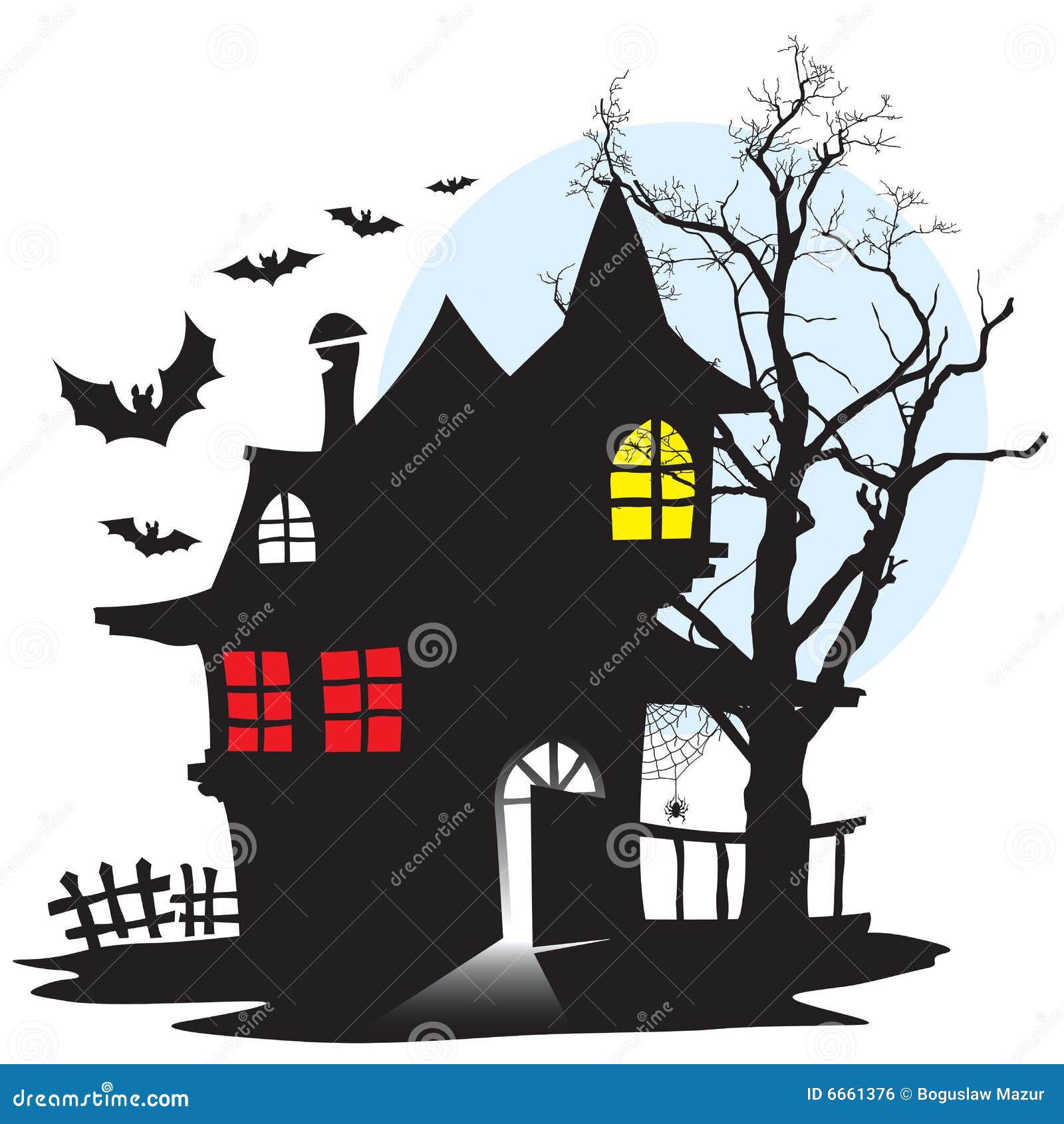 House of vampire stock vector. Illustration of holiday - 6661376