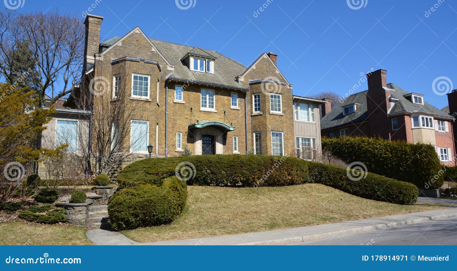 House in Westmount is an Affluent Suburb on the Island of Montreal
