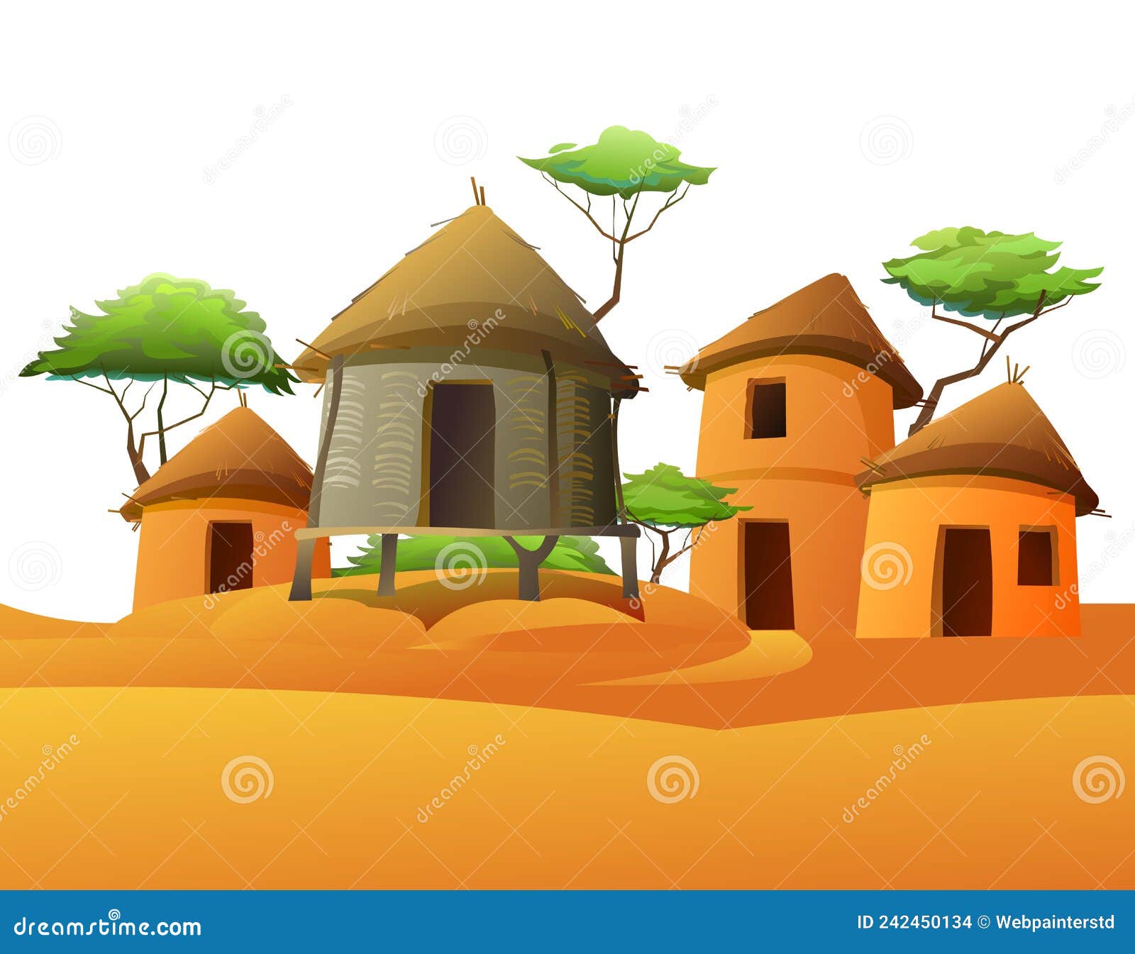 house-wicker-branches-africa-village-rur