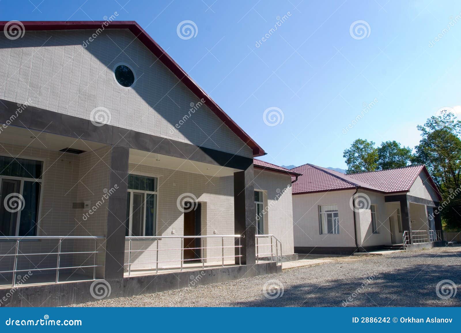 House In Wood And Blue Picture. Image 2886242