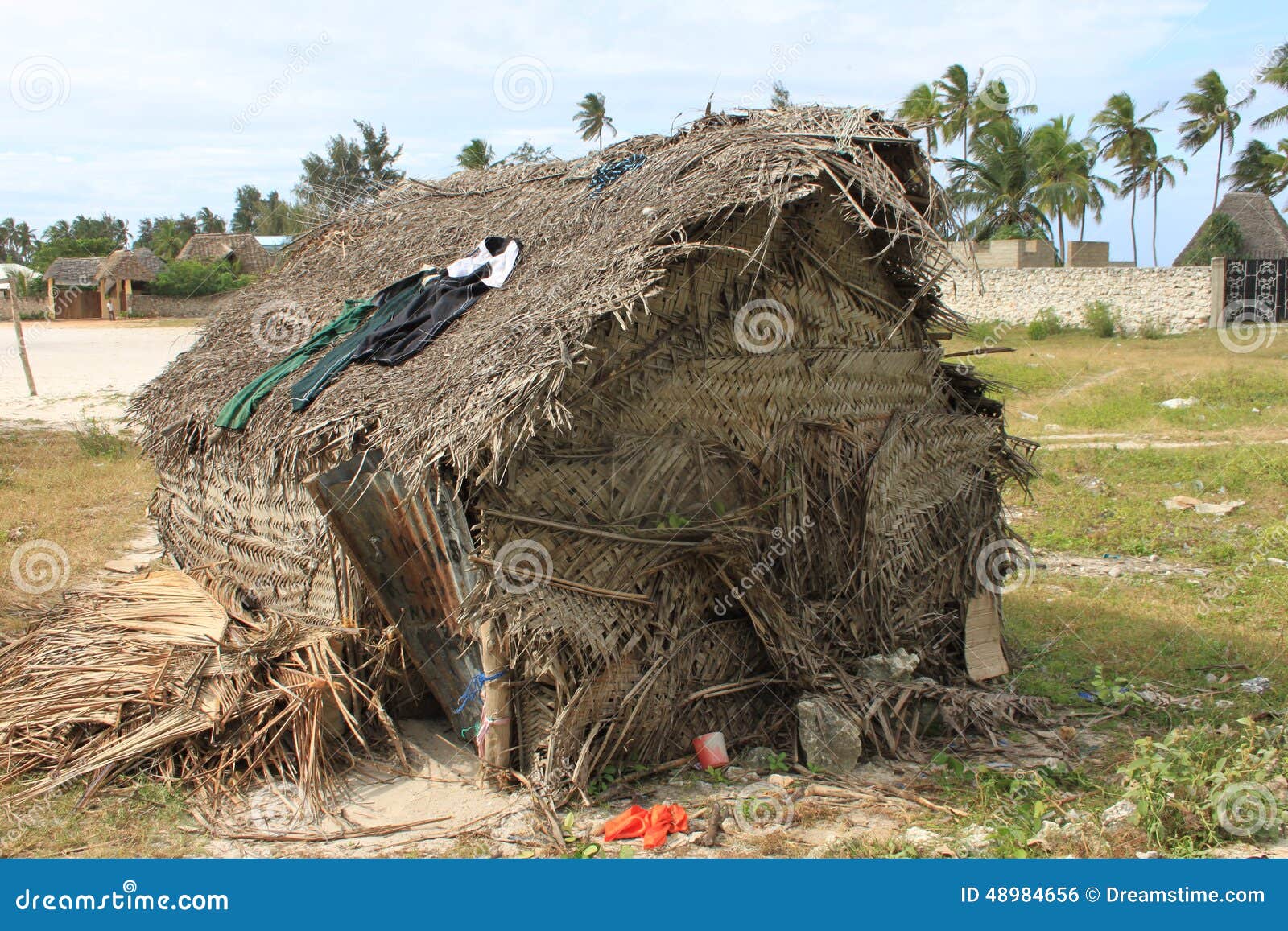 House of Zanzibar stock photo. Image of poverty, house 48984656