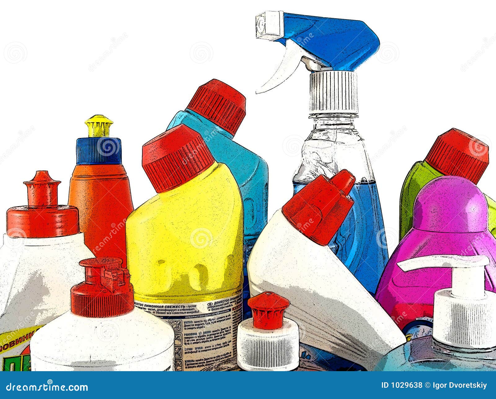 Household Chemical Goods Royalty Free Stock Photos Image 1029638
