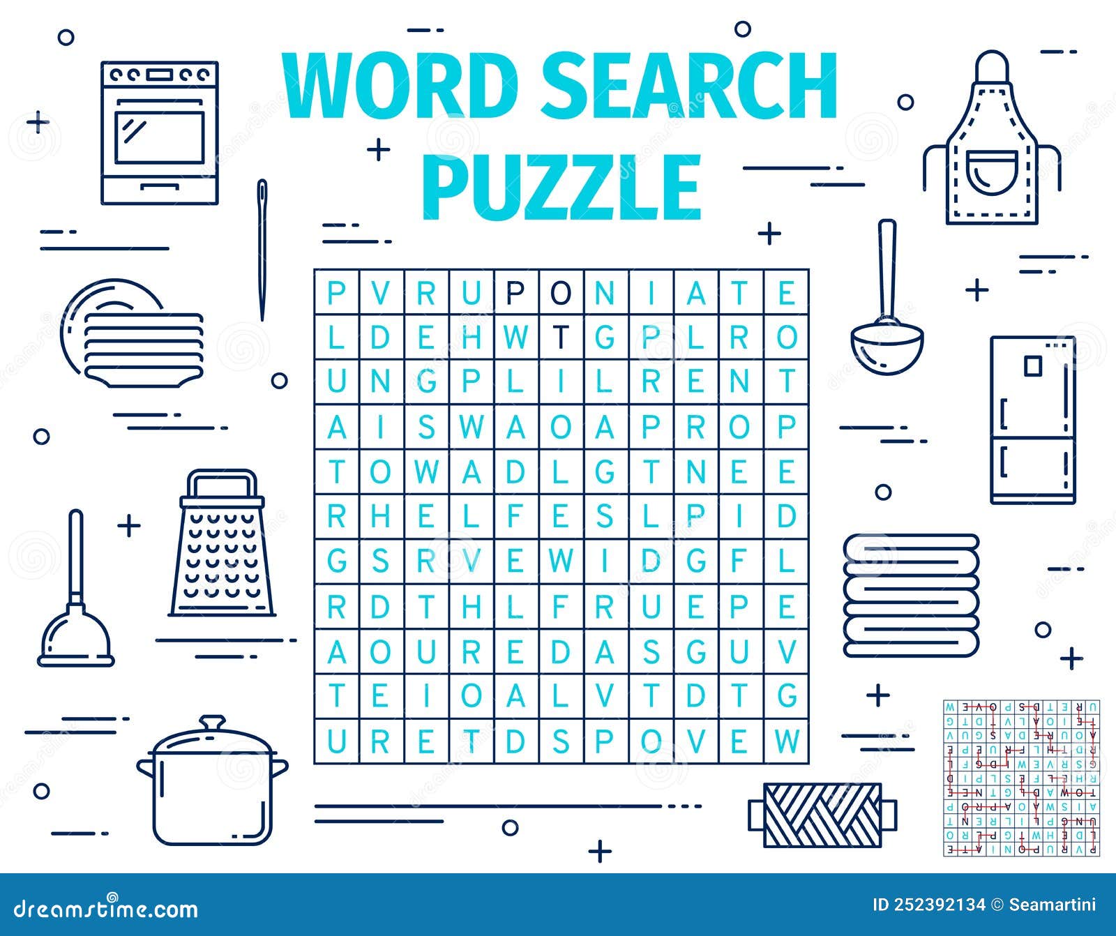 HOUSEHOLD ITEMS WORD SEARCH wor…: English ESL worksheets pdf & doc