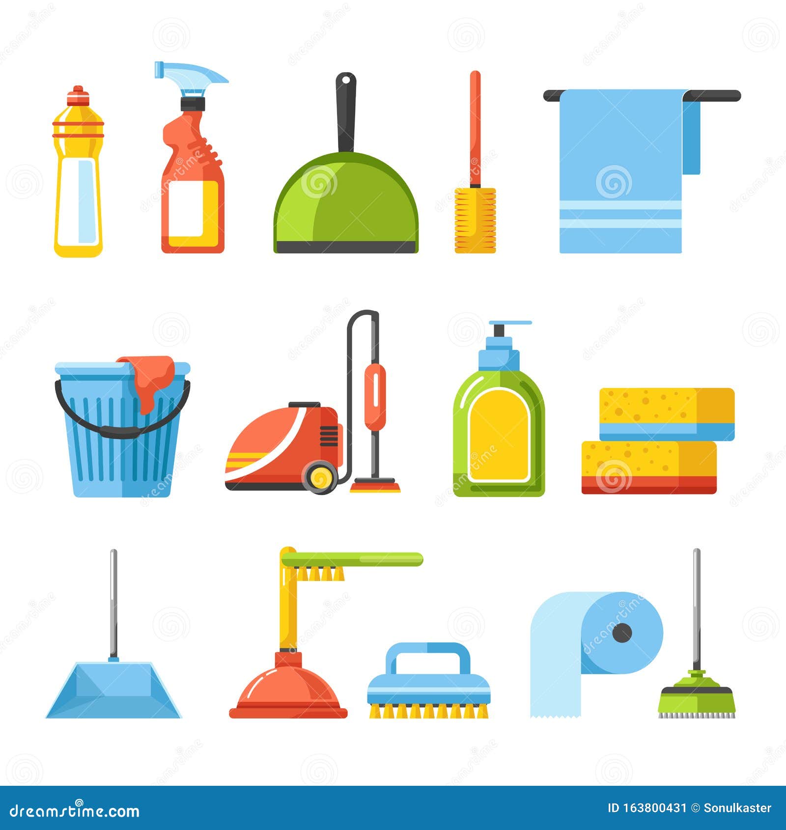Cleaning Home Appliances Icons Set Stock Illustration - Download Image Now  - Cleaning, Group Of Objects, Work Tool - iStock