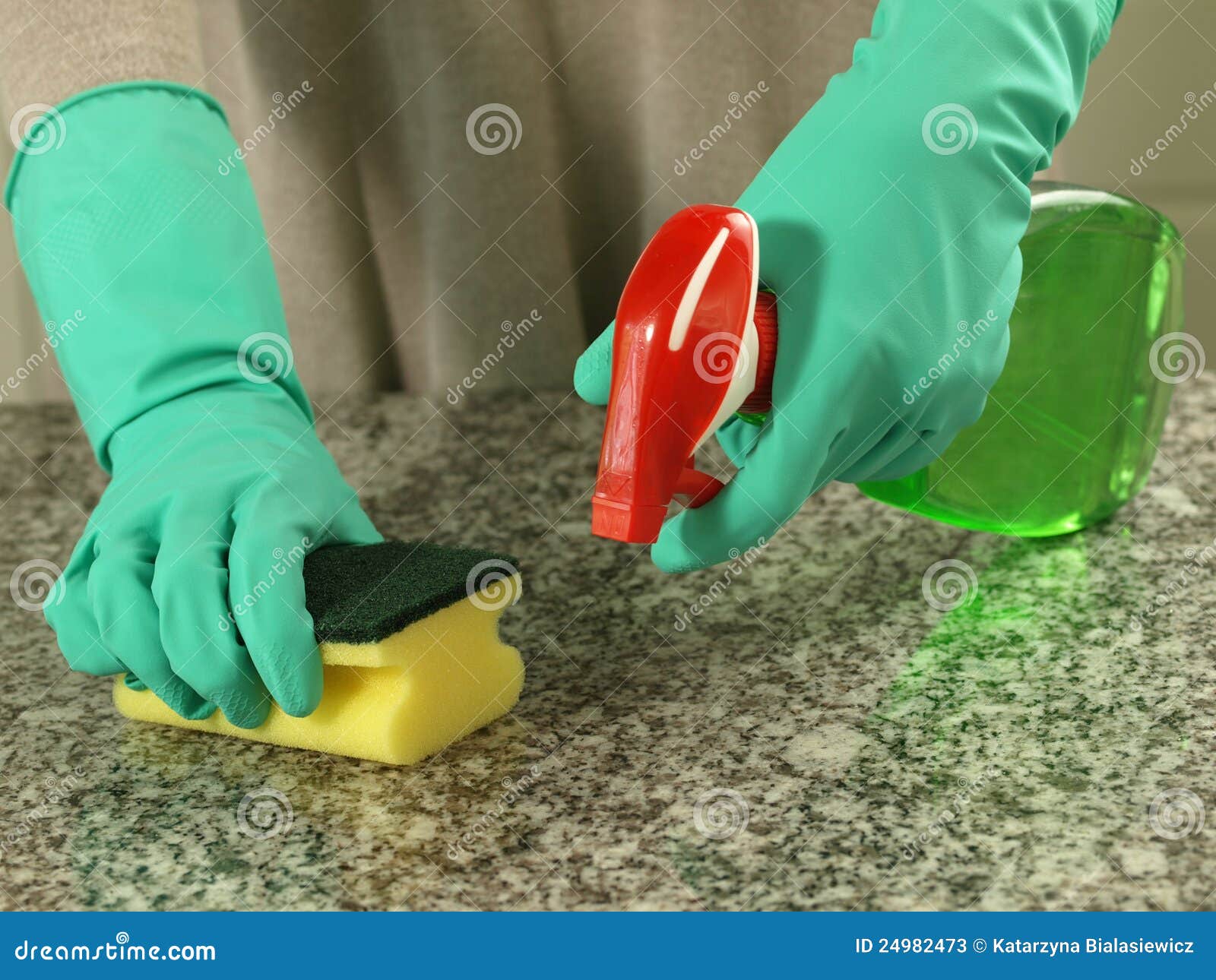 Housekeeping stock image. Image of sponge, cleanup, clean 24982473