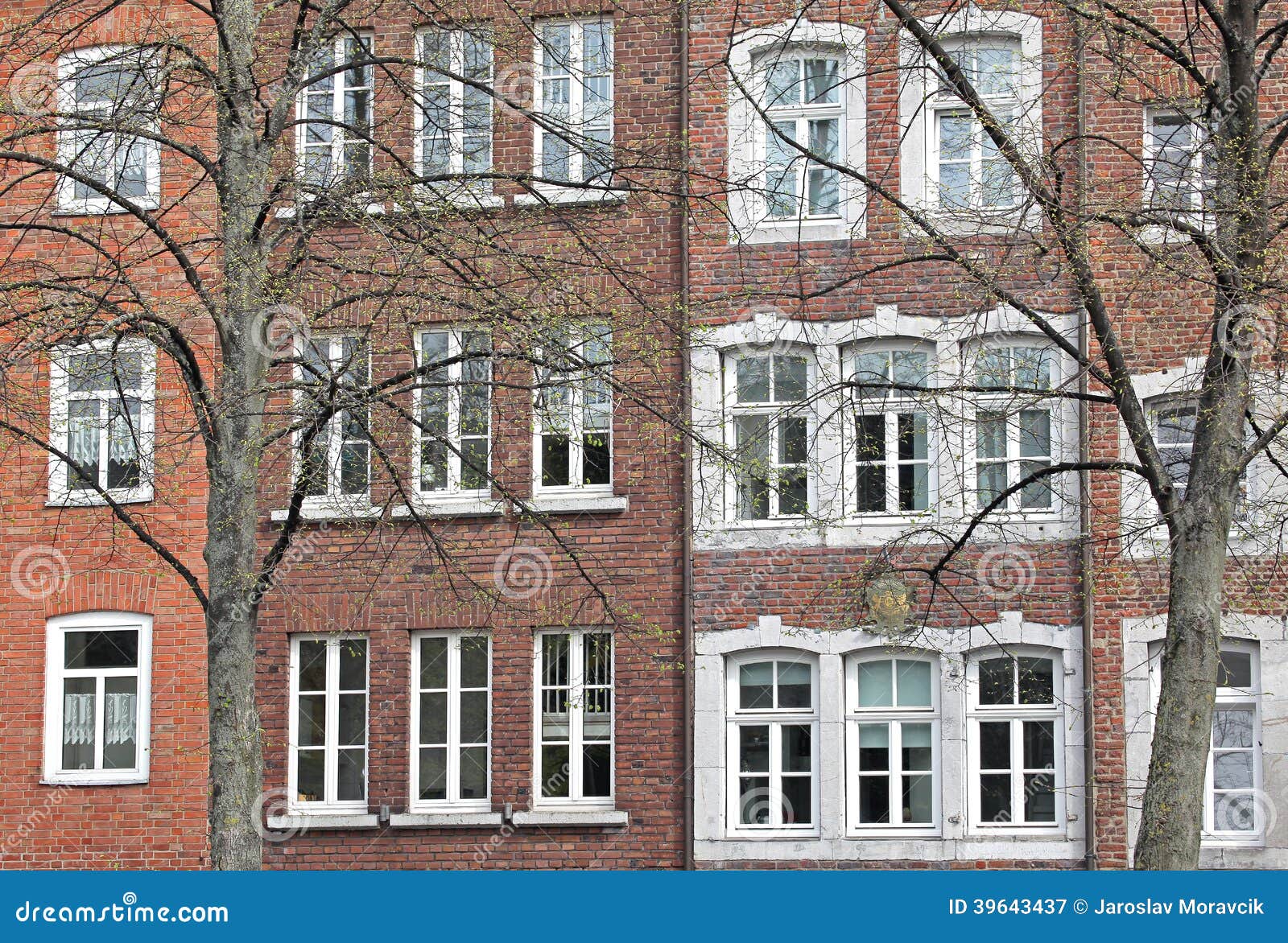 Houses at Aachen, Germany stock image. Image of plaza 39643437