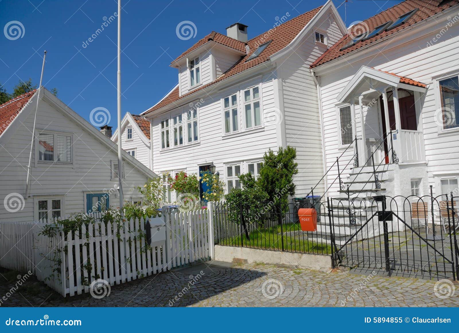 Houses in Bergen stock image. Image of norway, beauty 5894855