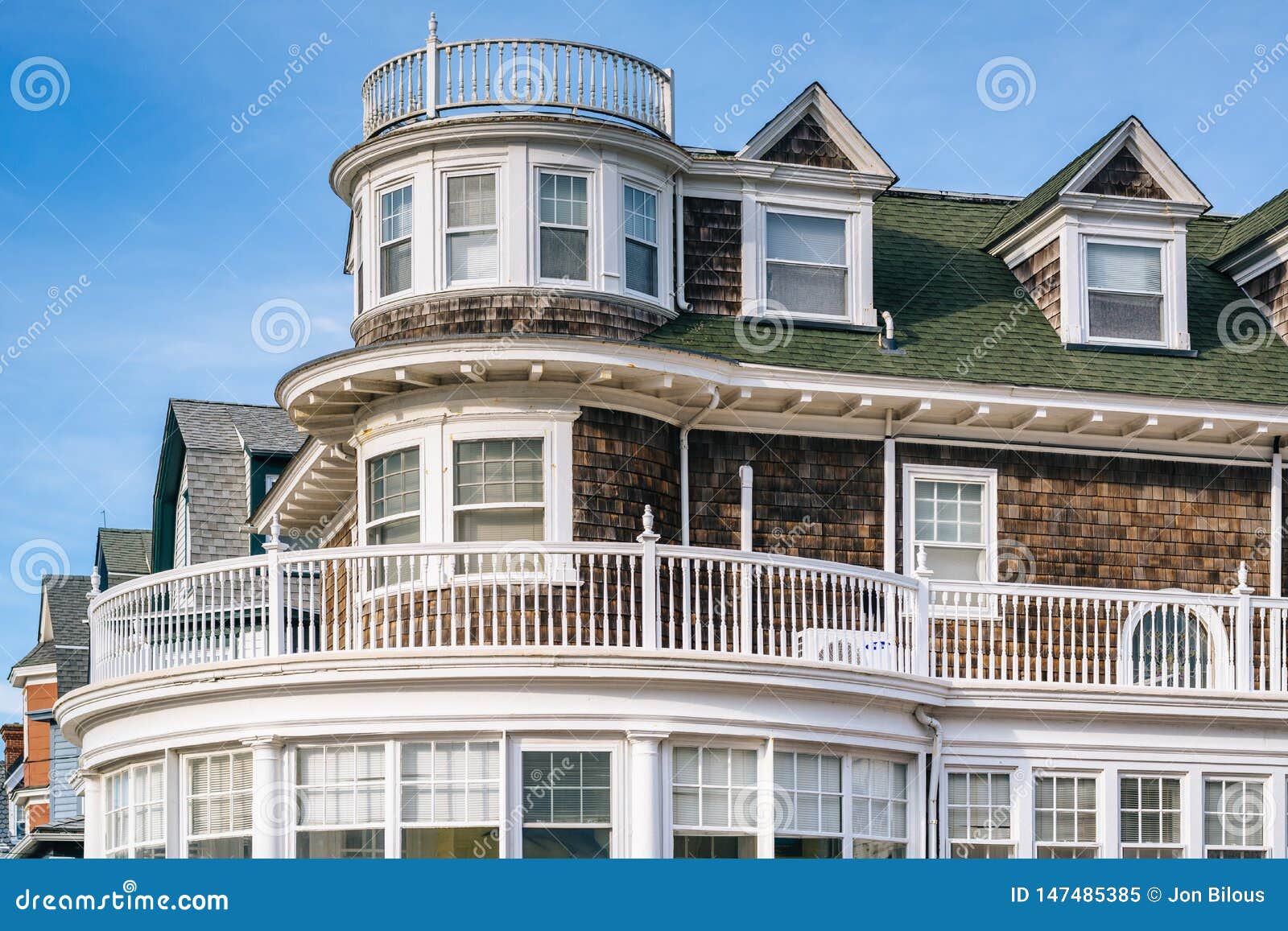 Houses in Cape May, New Jersey Stock Image Image of beautiful