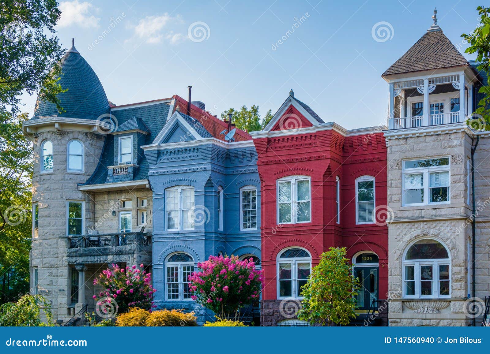 Houses in Capitol Hill, Washington, DC Stock Photo Image of city