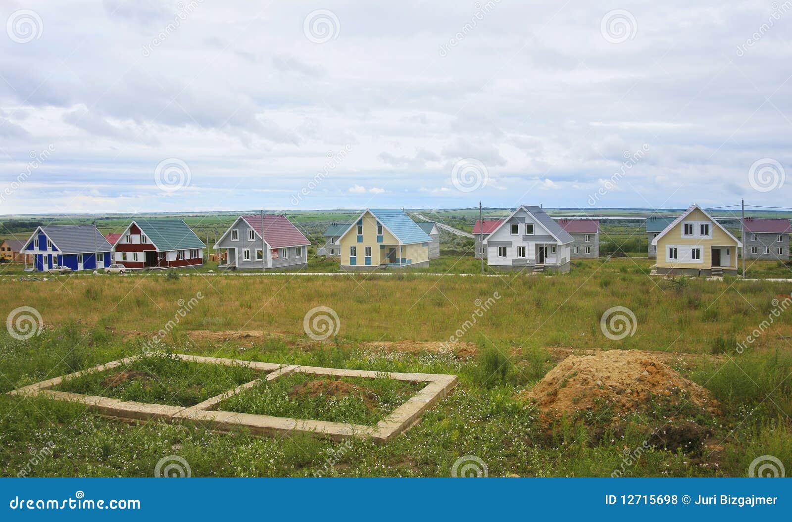 Houses in Country Settlement Stock Photo Image of nature, landscape 12715698