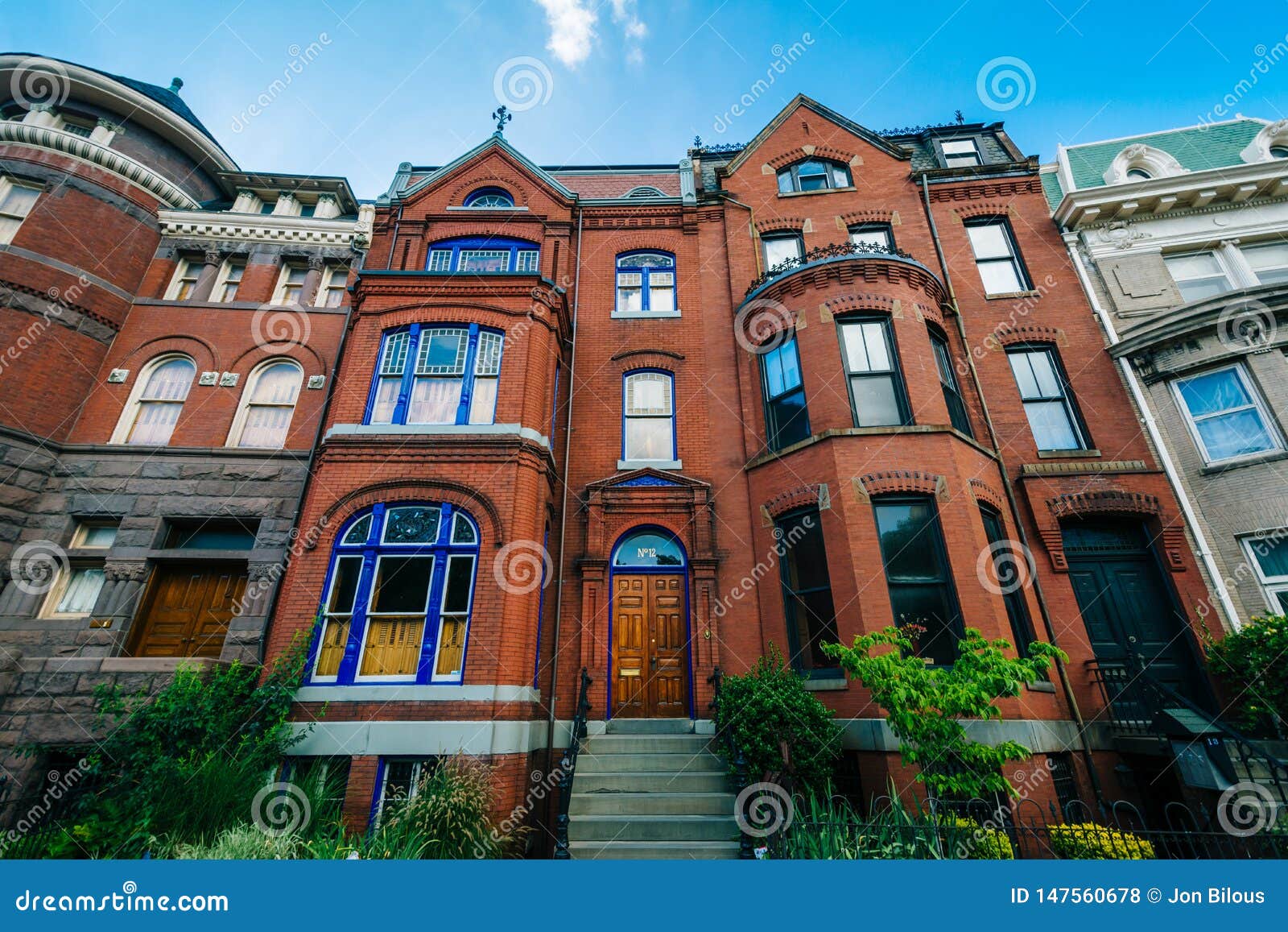 Houses at Logan Circle, in Washington, DC Stock Photo Image of logan
