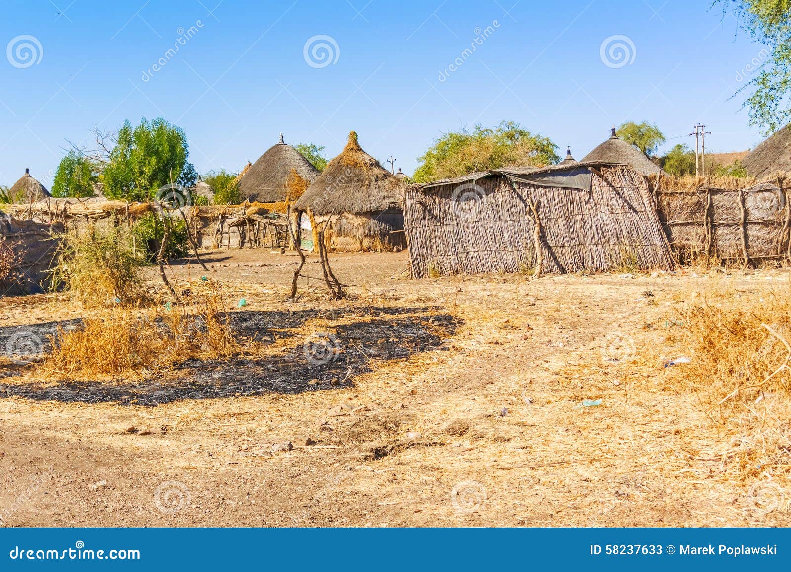 Houses In Rashid, Sudan Stock Photo Image 58237633