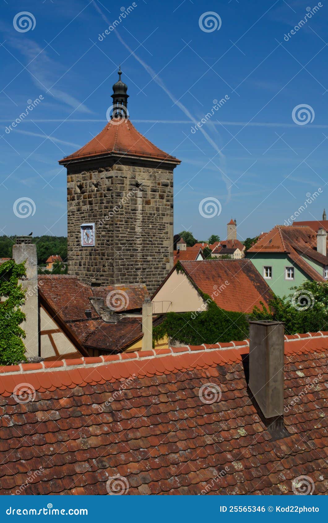 Houses in Rothenburg Ob Der Tauber, Germany Stock Photo Image of