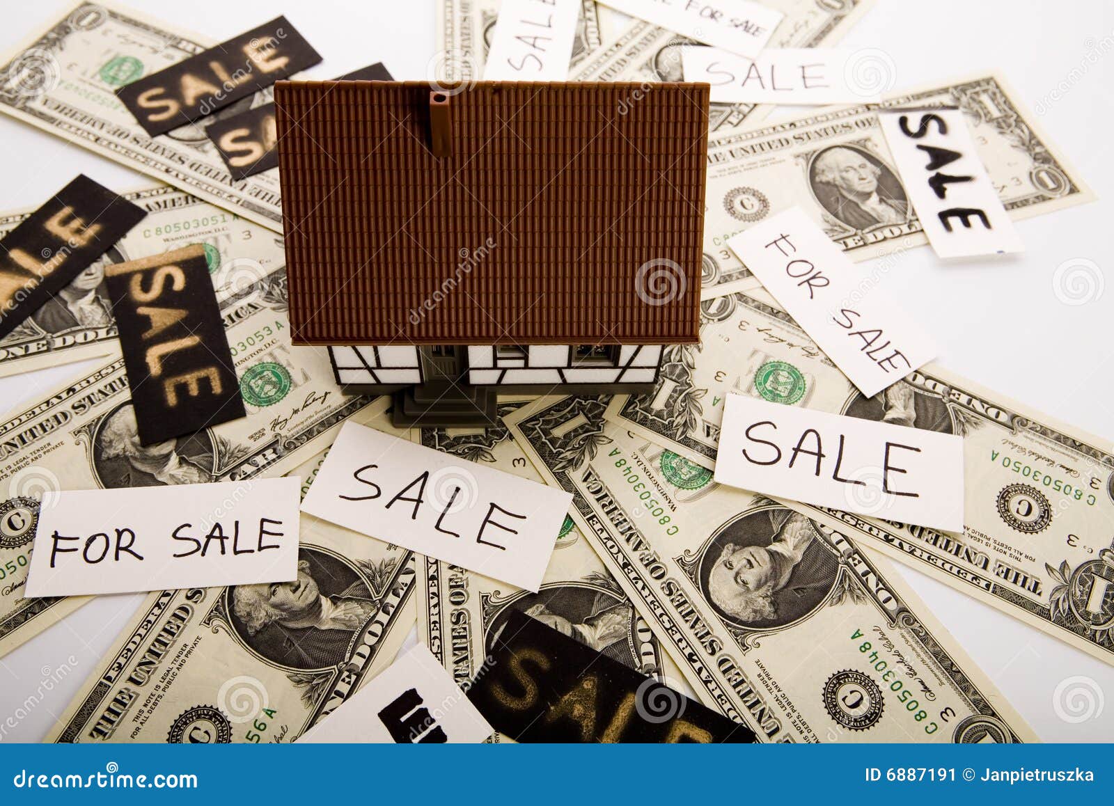 Houses for Sale & Money Stock Image Image of exterior, dwelling 6887191