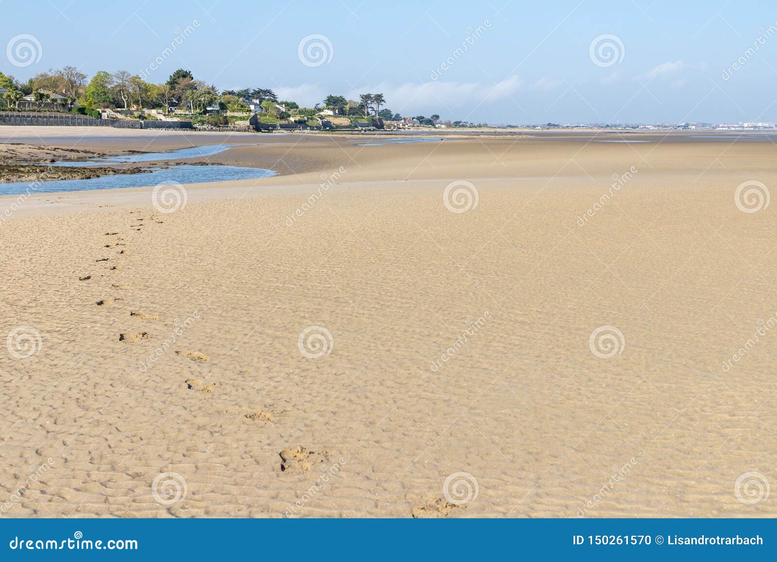 Houses and Sand in Burrow Beach Stock Photo Image of house, morning
