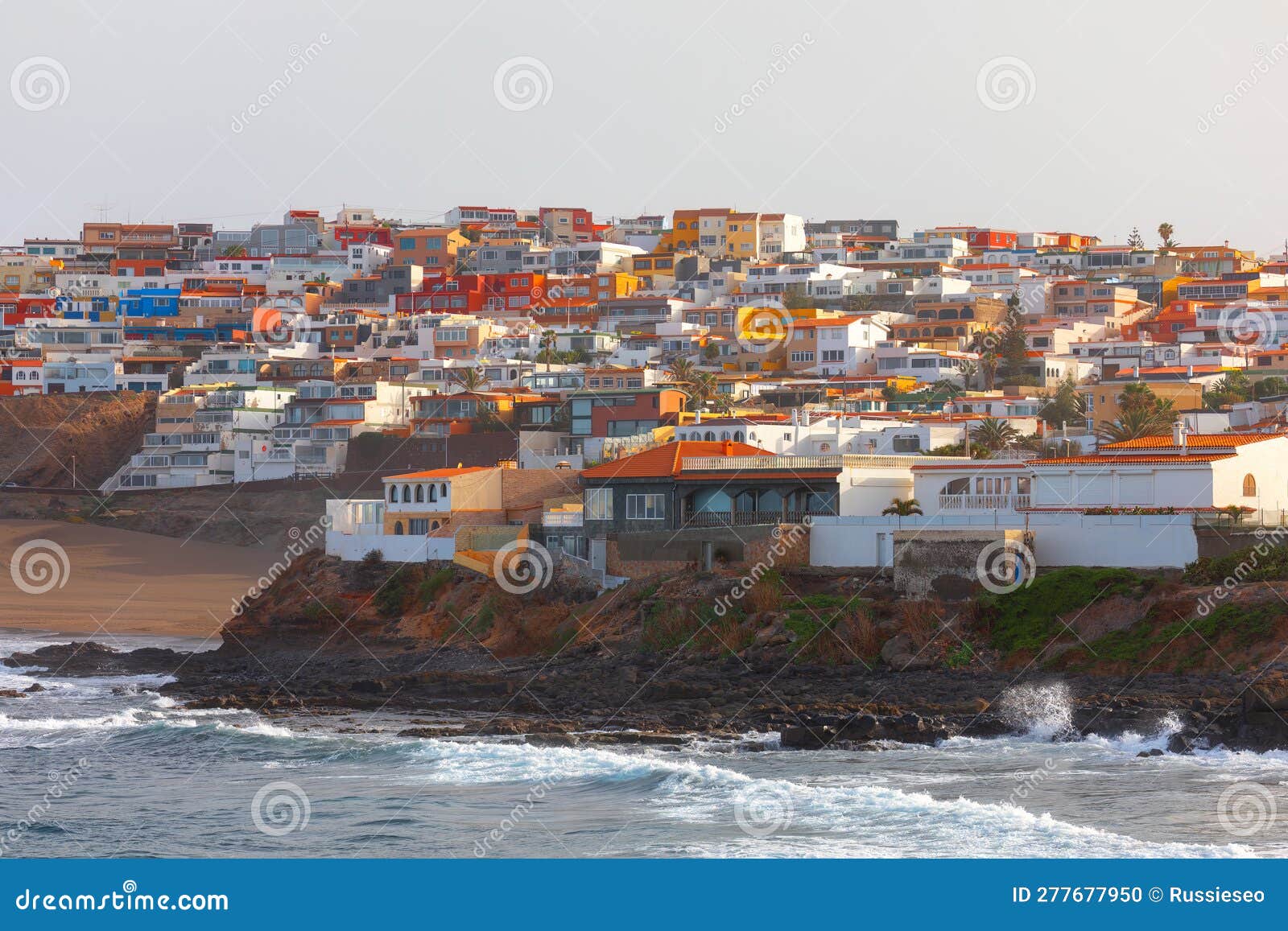 houses situated at atlantic coast