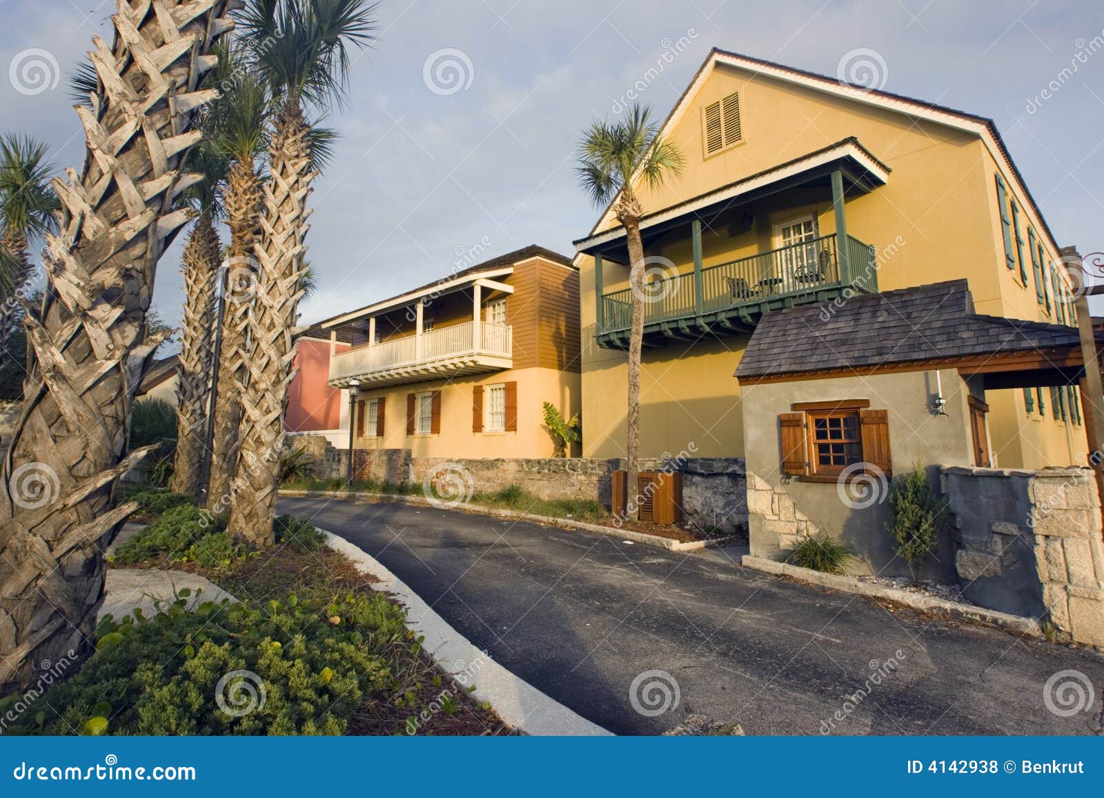 Houses In St. Augustine Picture. Image 4142938