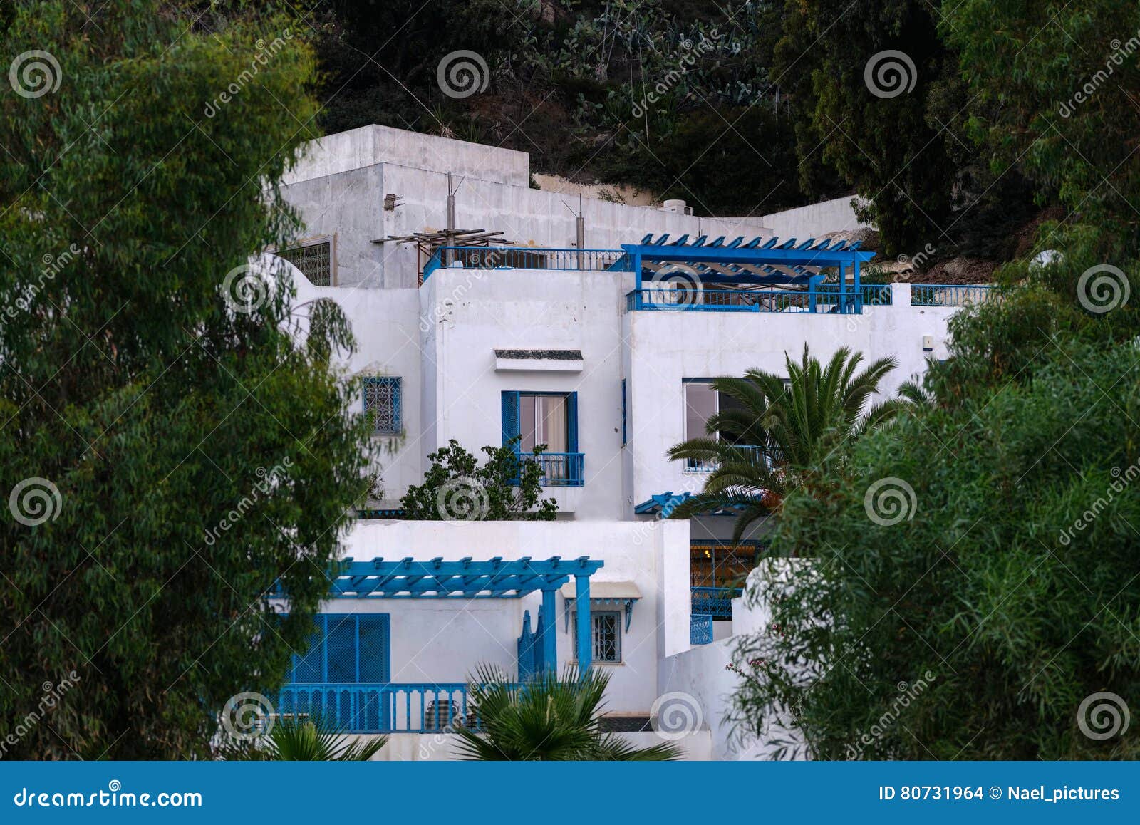 Houses in Tunisia stock photo. Image of gate, nature 80731964