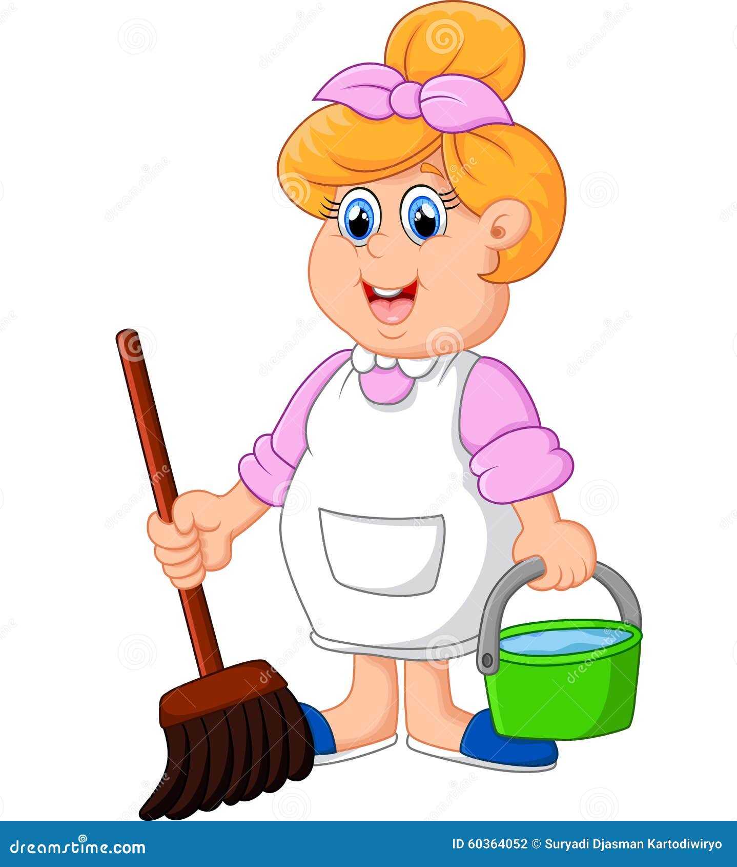 Housewife Cartoon Illustration Stock Illustration - Image ...