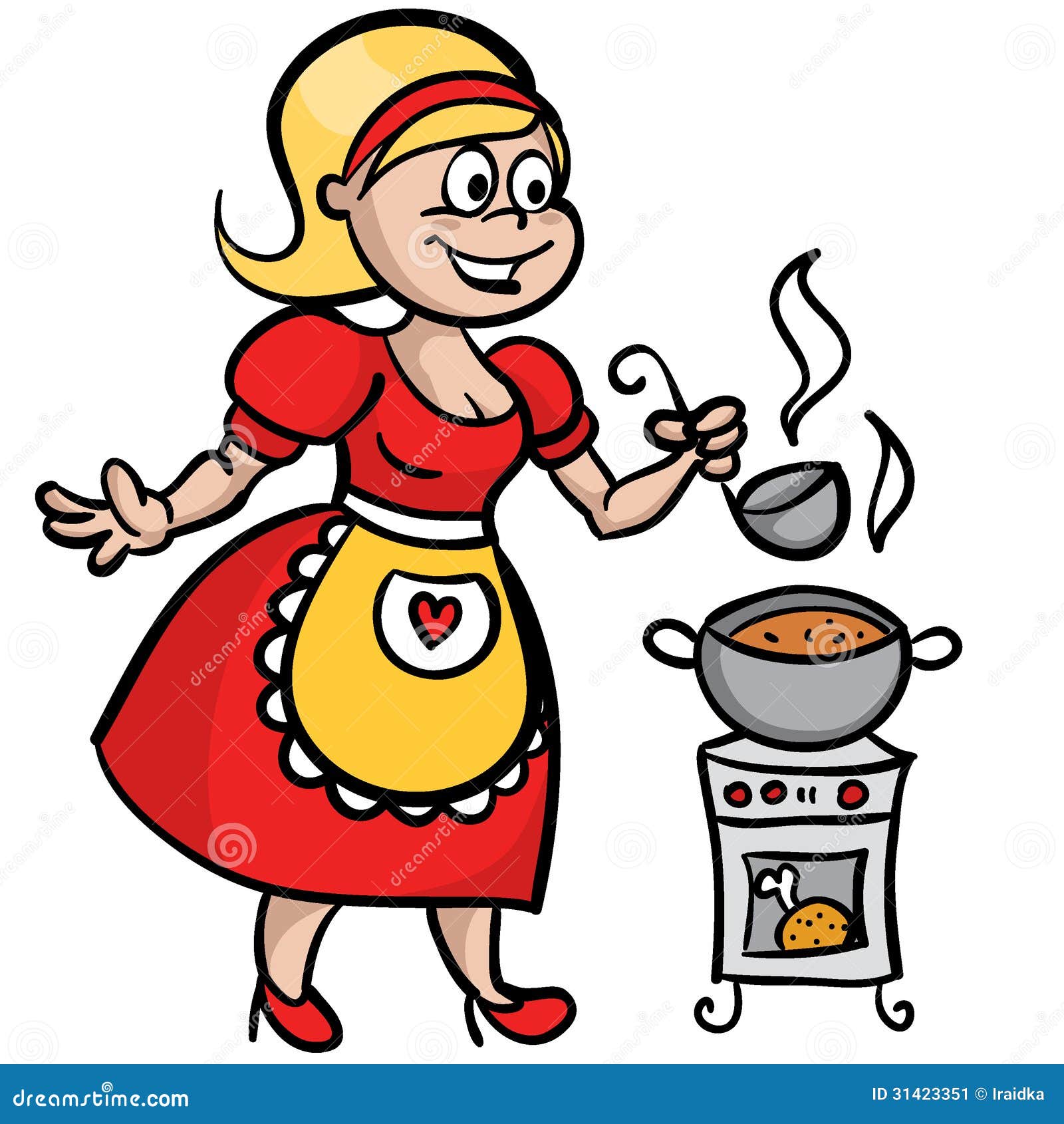 mom cooking clipart free - photo #27