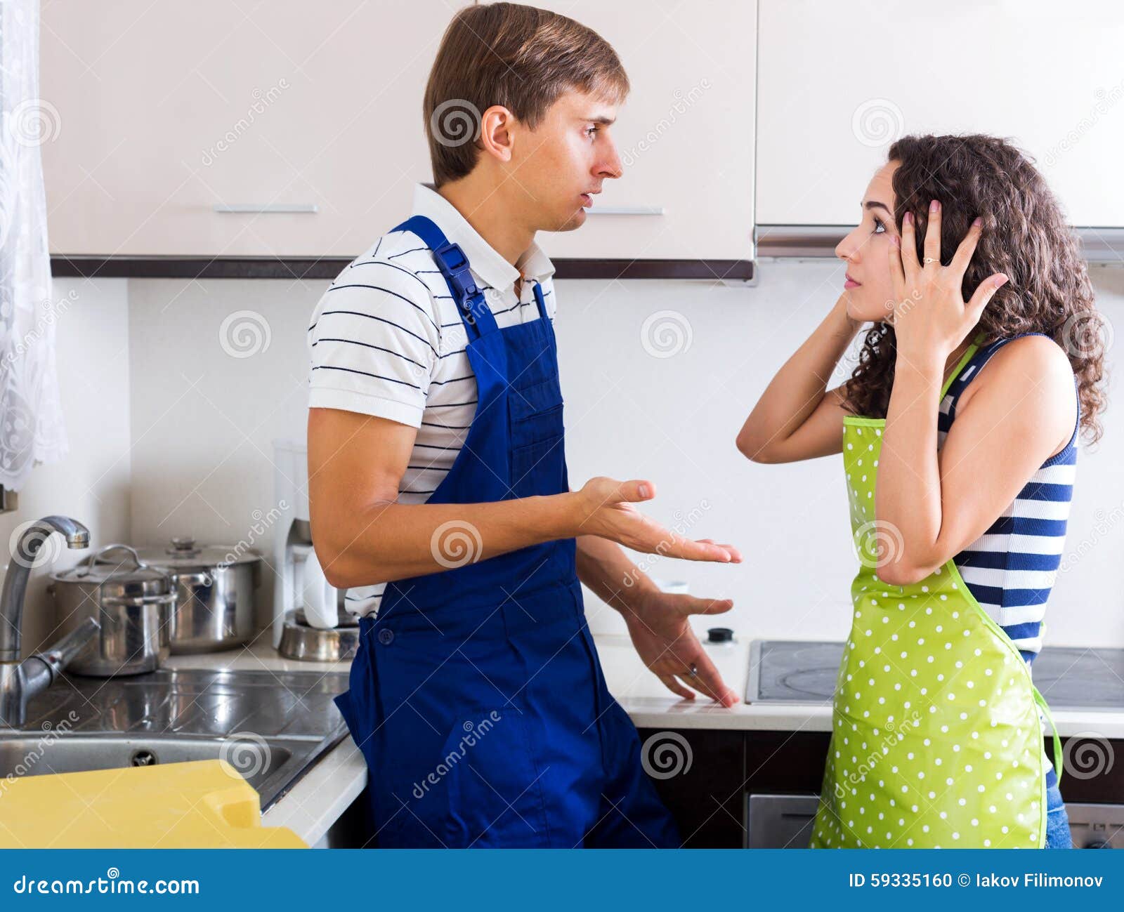 Housewife and plumber stock photo hq pic Housewife and plumber stock photo