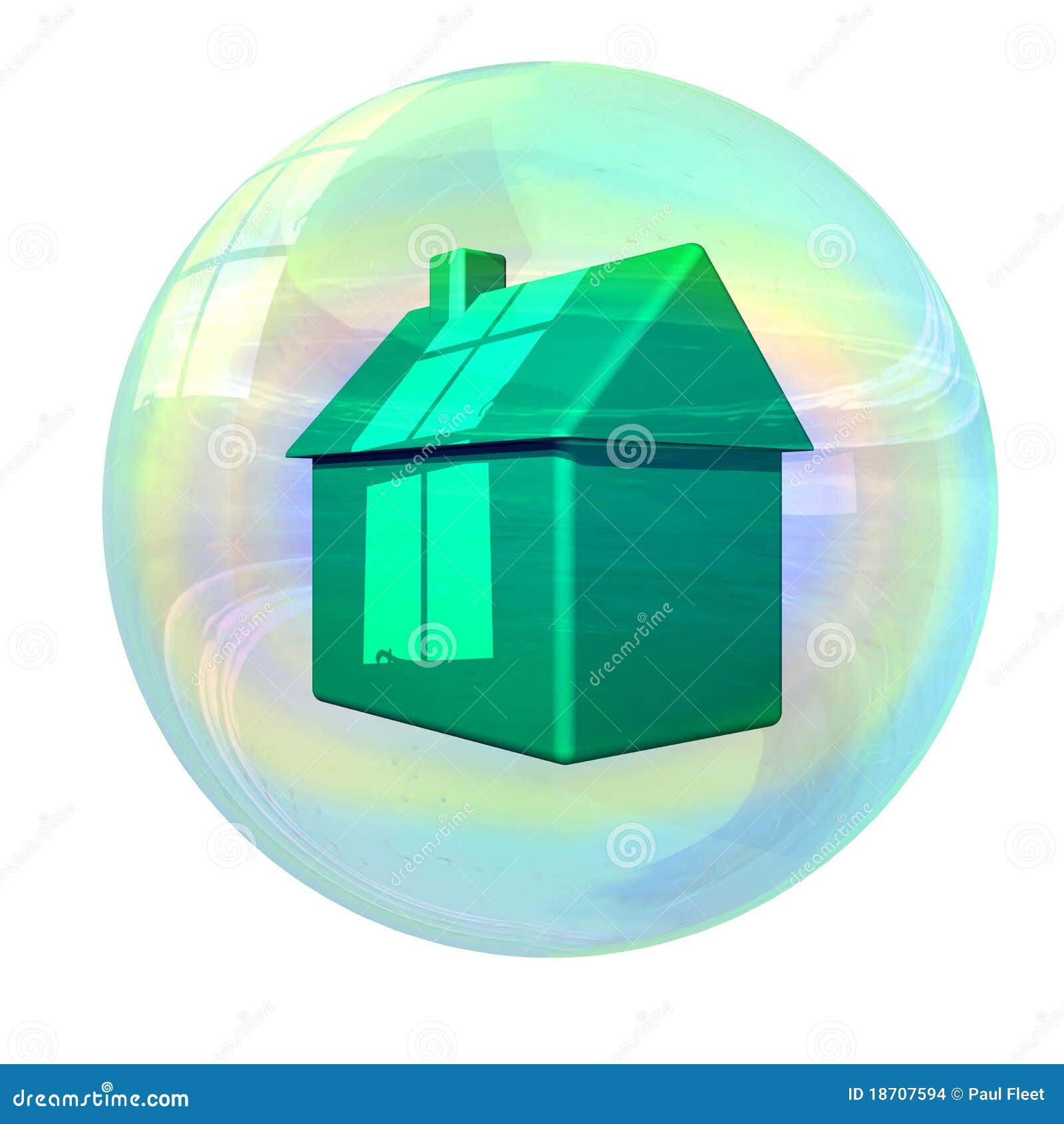 Housing bubble stock illustration. Illustration of speculation 18707594