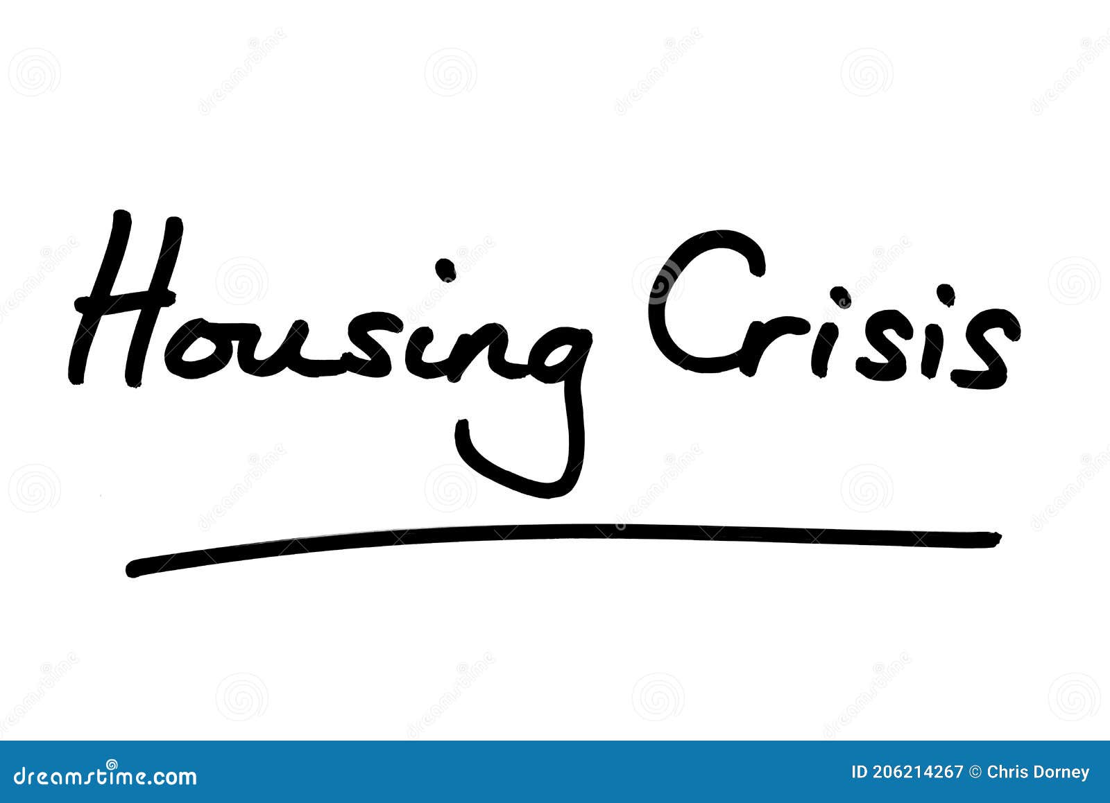 Housing Crisis stock image. Image of financial, crunch 206214267
