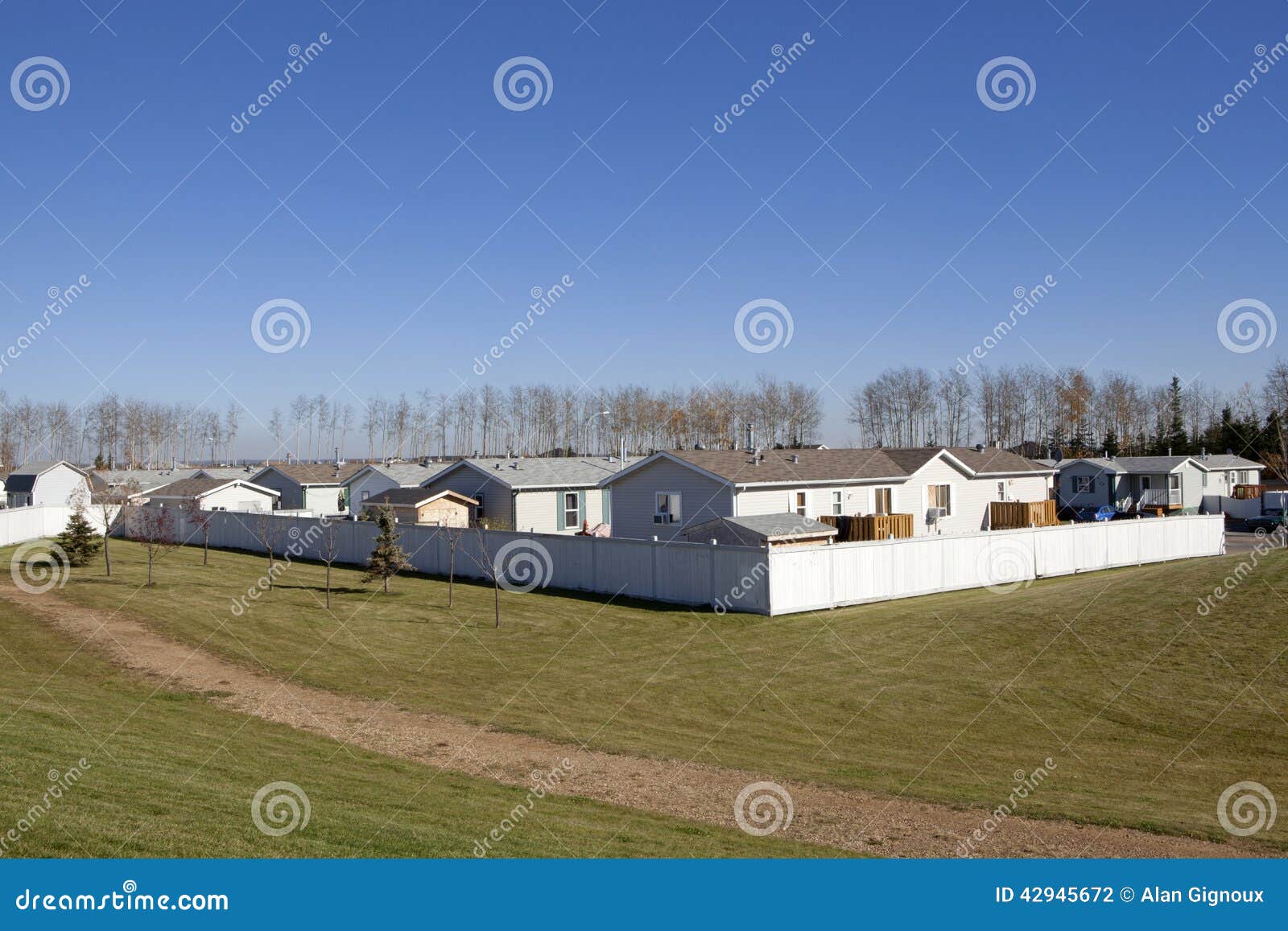 Housing Estate, Alberta, Canada Editorial Photography Image of