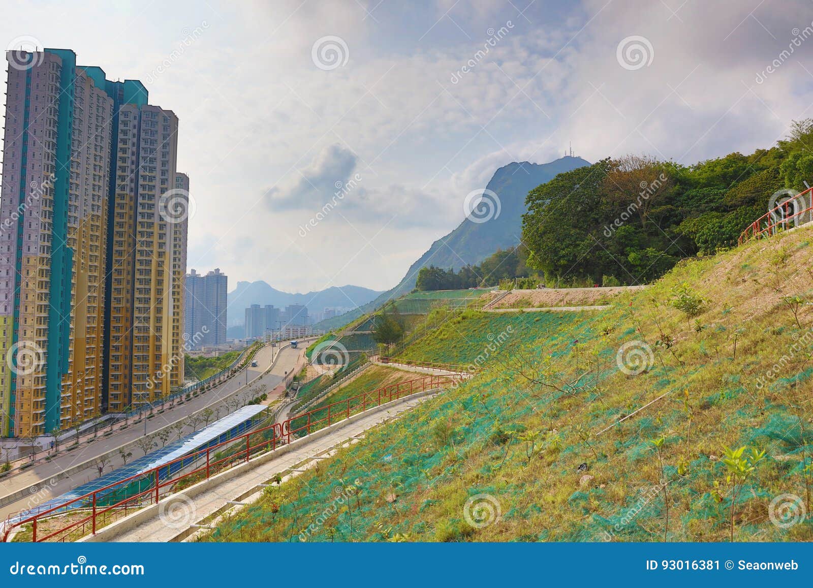 Housing Estate of on Tai Estate at 2017 Editorial Photo Image of