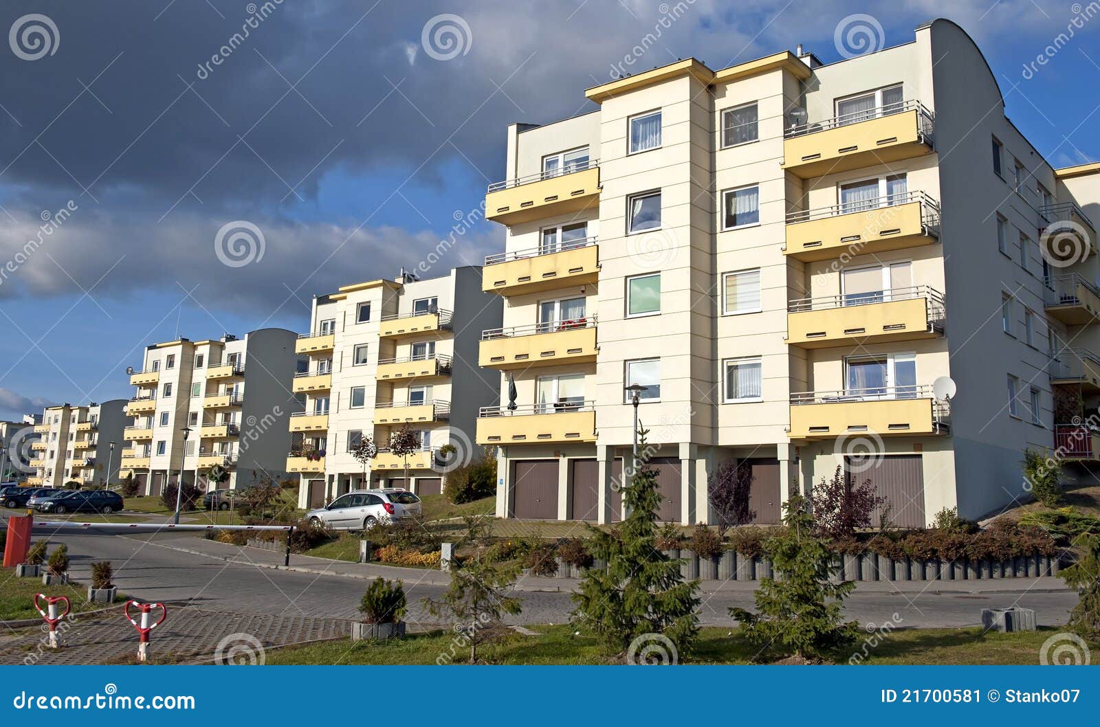 Housing estates stock image. Image of concrete, condo 21700581