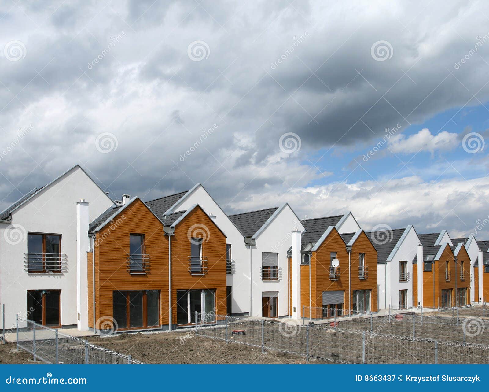 Housing in Europe stock image. Image of roof, real, european 8663437